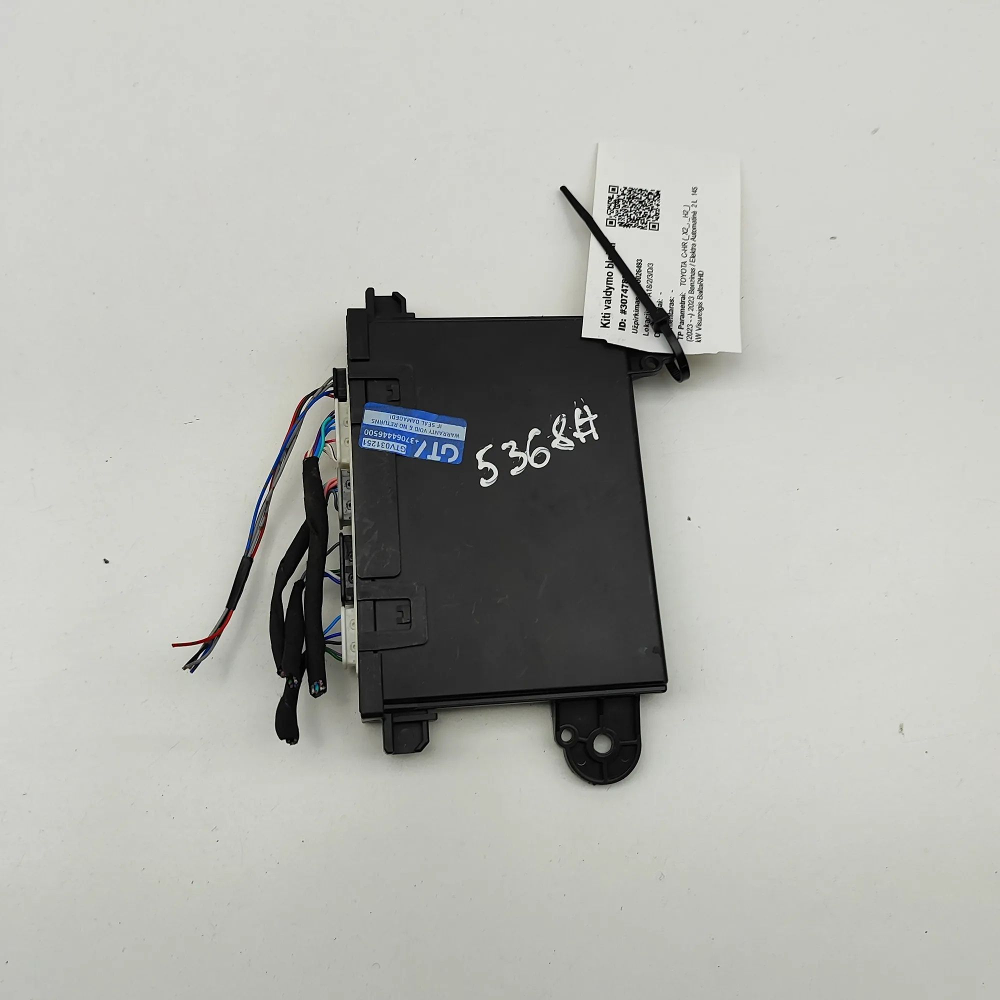 Toyota C-HR Climate control unit Climate control unit — TOYOTA C-HR (_X2_, _H2_)...