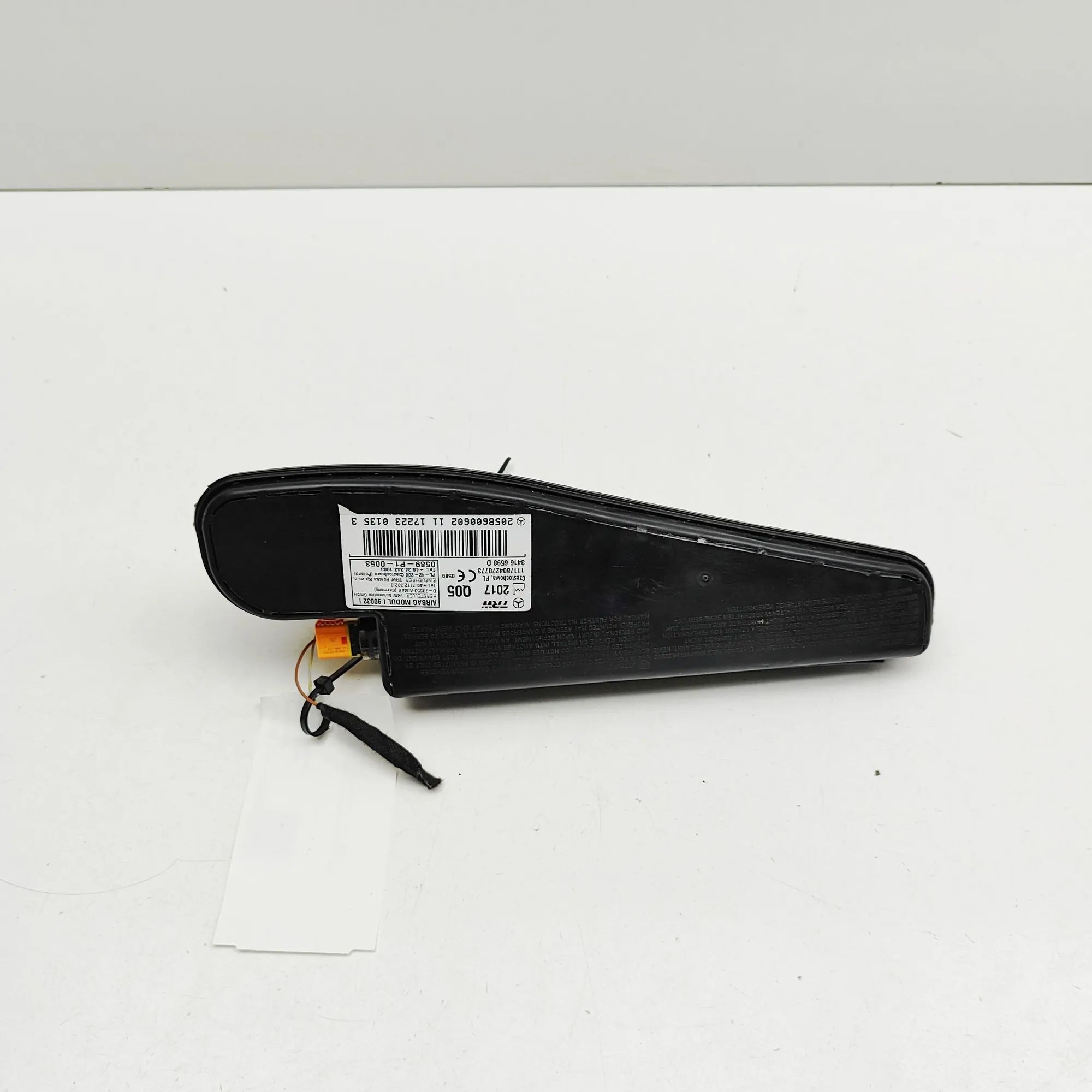 Mercedes-Benz A (W176) Seat airbag (SRS) — front left Seat airbag (SRS) — front left — MERCEDES BENZ ...