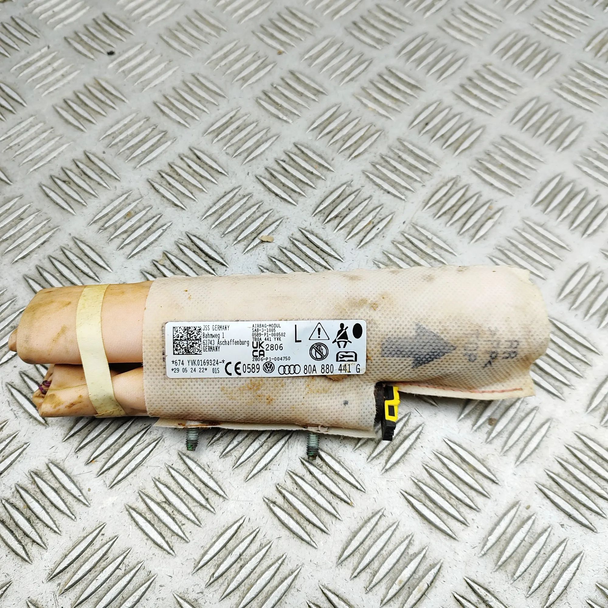 Audi Q5 (FY) Seat airbag (SRS) — front left Seat airbag (SRS) — front left — AUDI Q5 (FY) (...