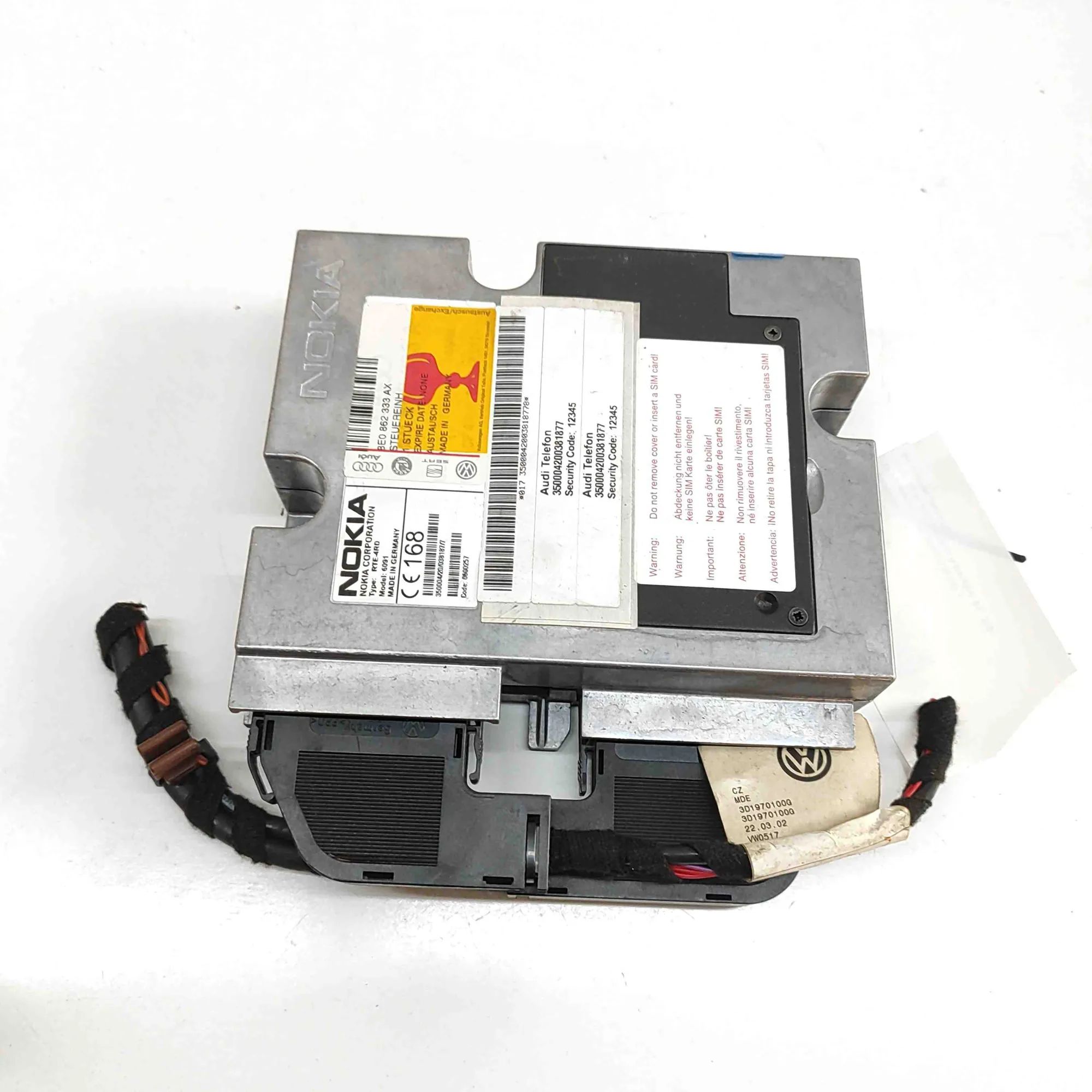 Volkswagen Phaeton Блок управления телефоном Phone Control Unit — VW PHAETON (3D_) (2002-201...