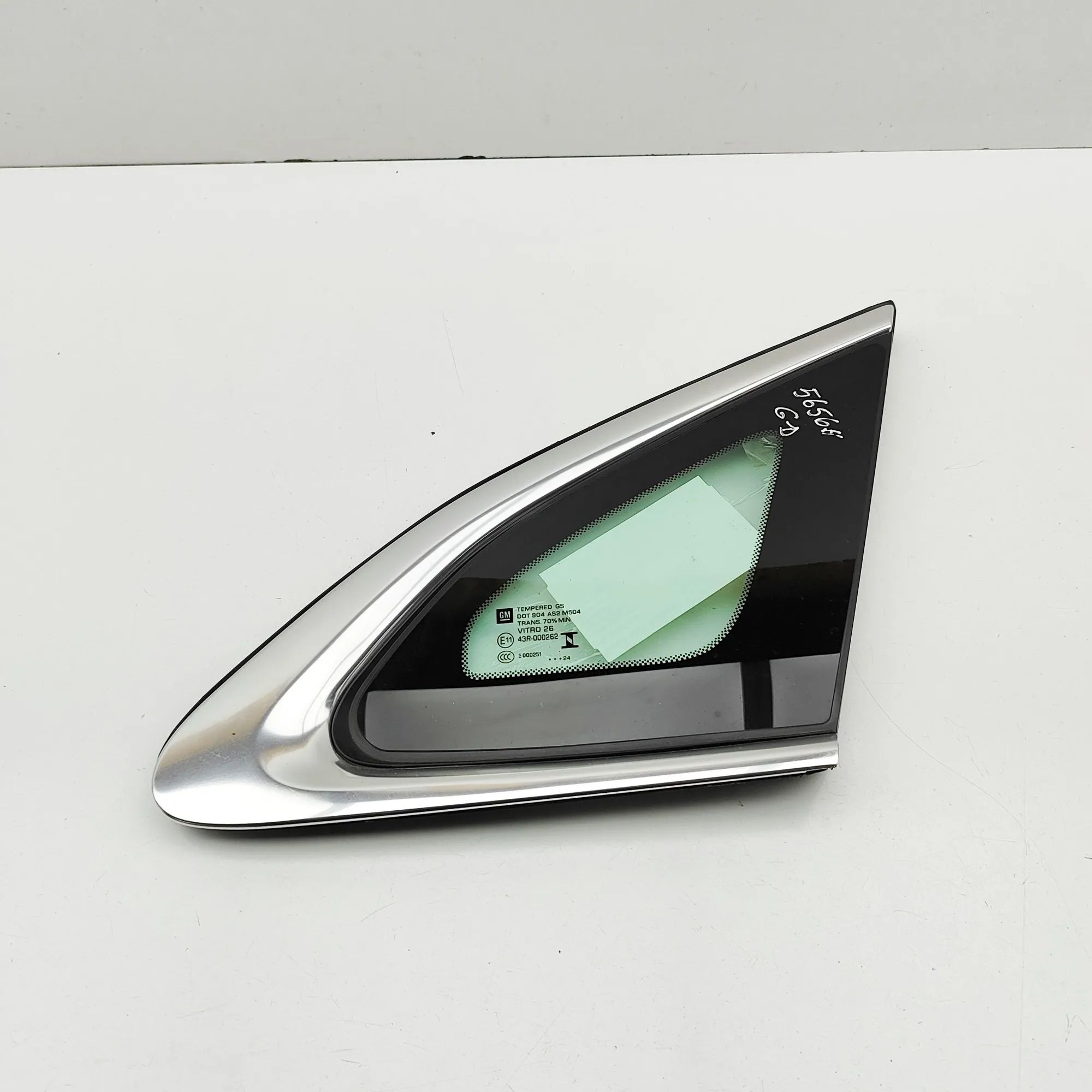 Chevrolet Malibu Rear Right Quarter Window Rear Right Quarter Window — CHEVROLET MALIBU (2...