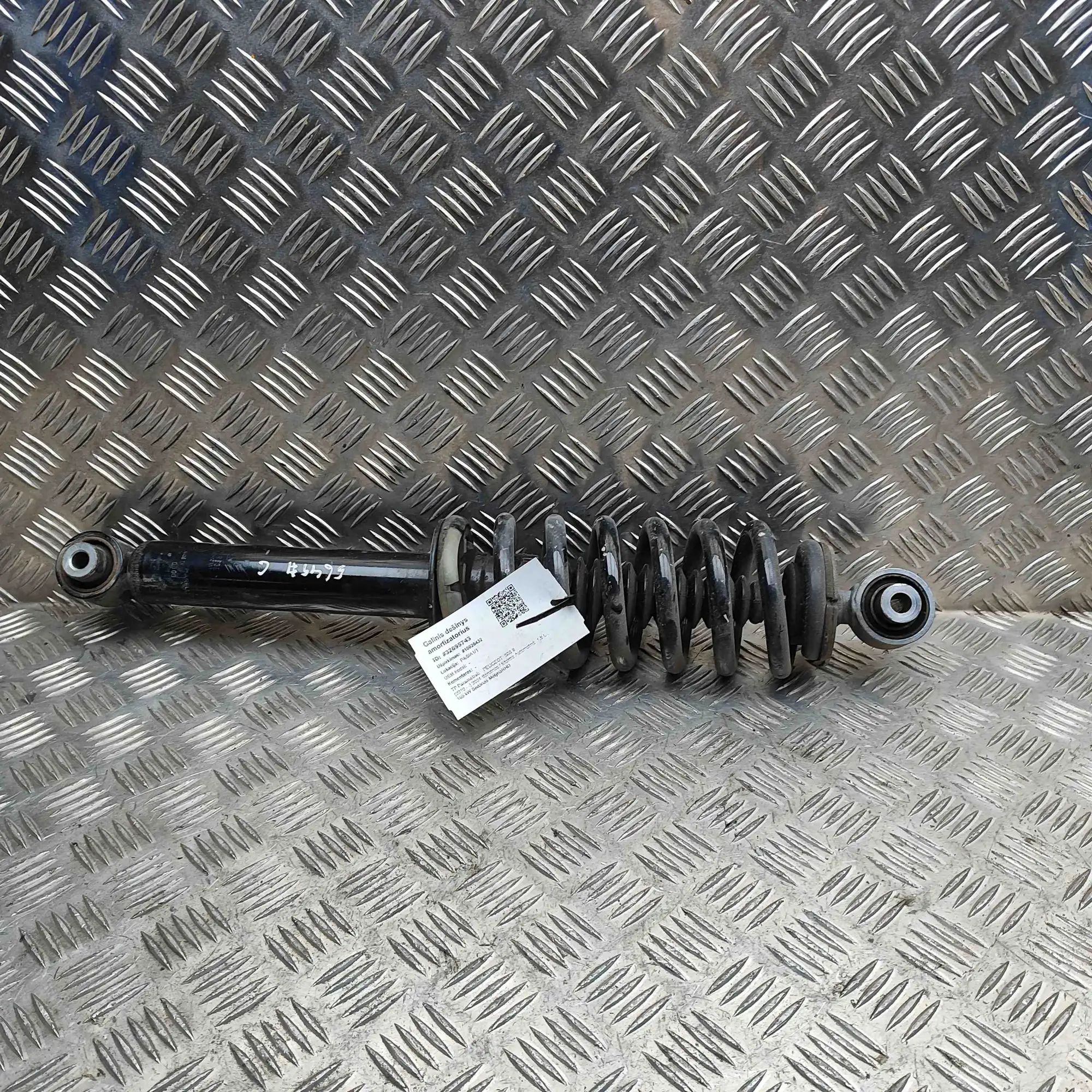 Peugeot 508 Shock absorber — rear right Shock absorber — rear right — PEUGEOT 508 (II) ...