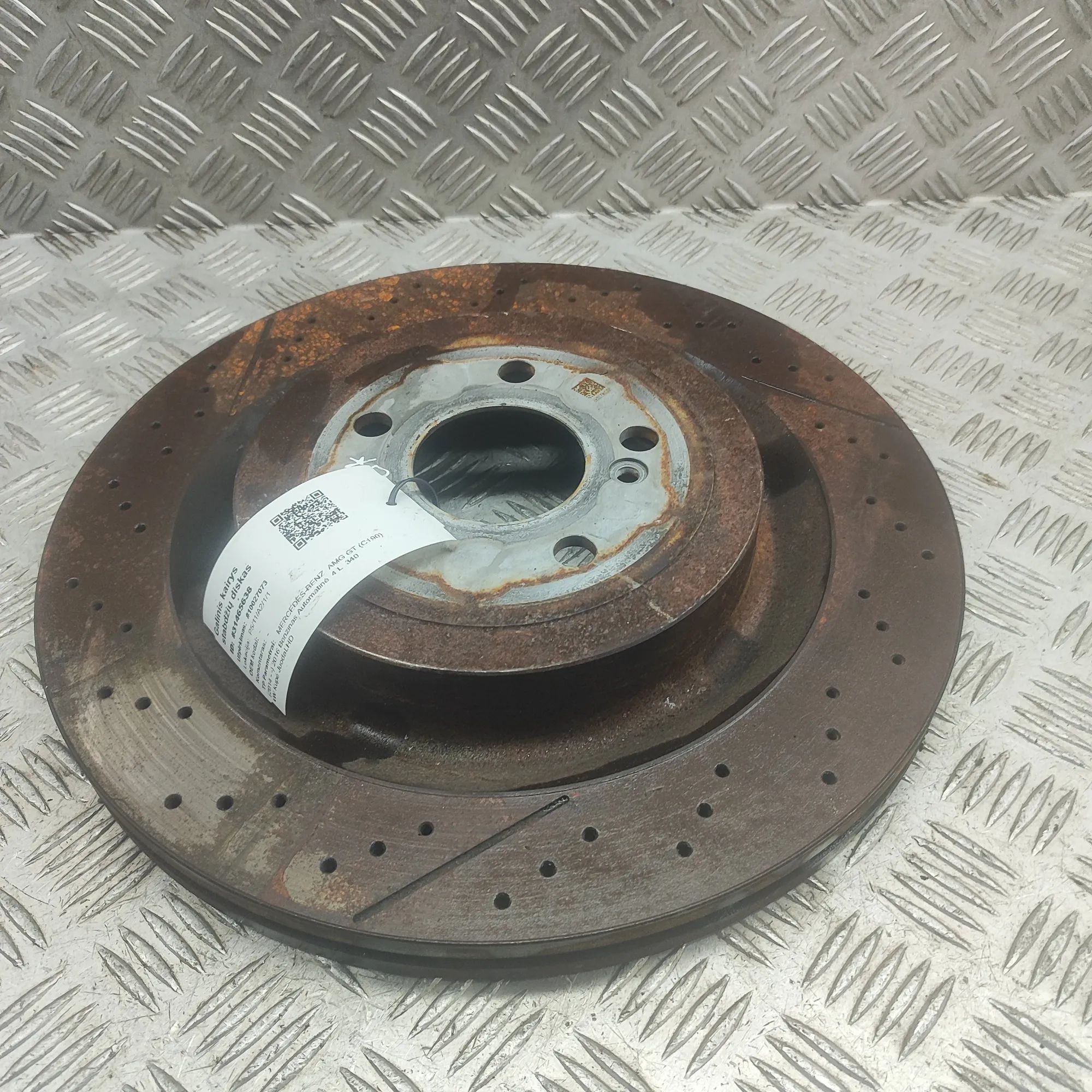 Mercedes-Benz A (W176) Rear Left Brake Disc Rear Left Brake Disc — MERCEDES BENZ AMG (GT C1...