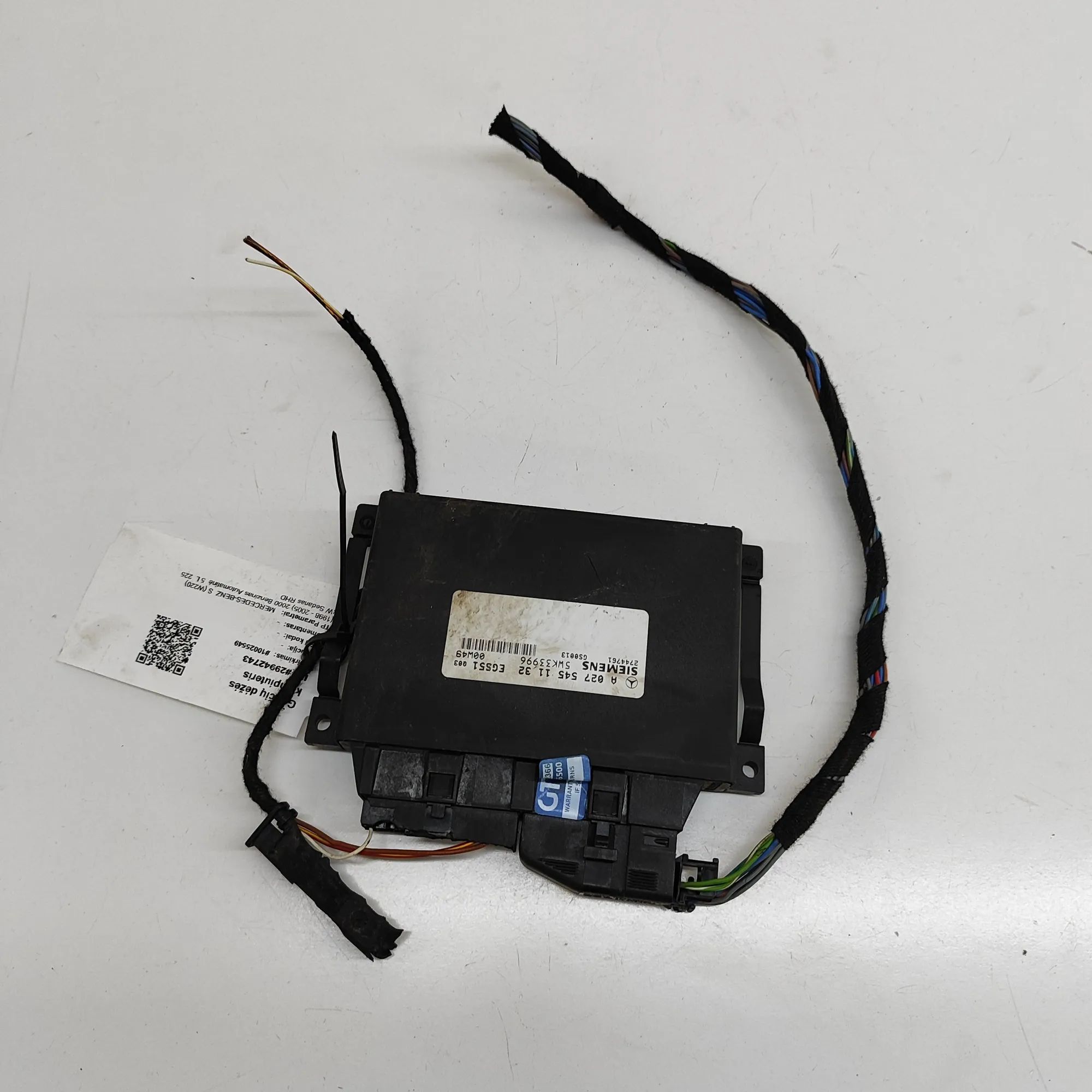 Mercedes-Benz 280SL - 600SL / SL (R129) Gearbox Control Unit Gearbox control unit — MERCEDES BENZ S-CLASS (W...