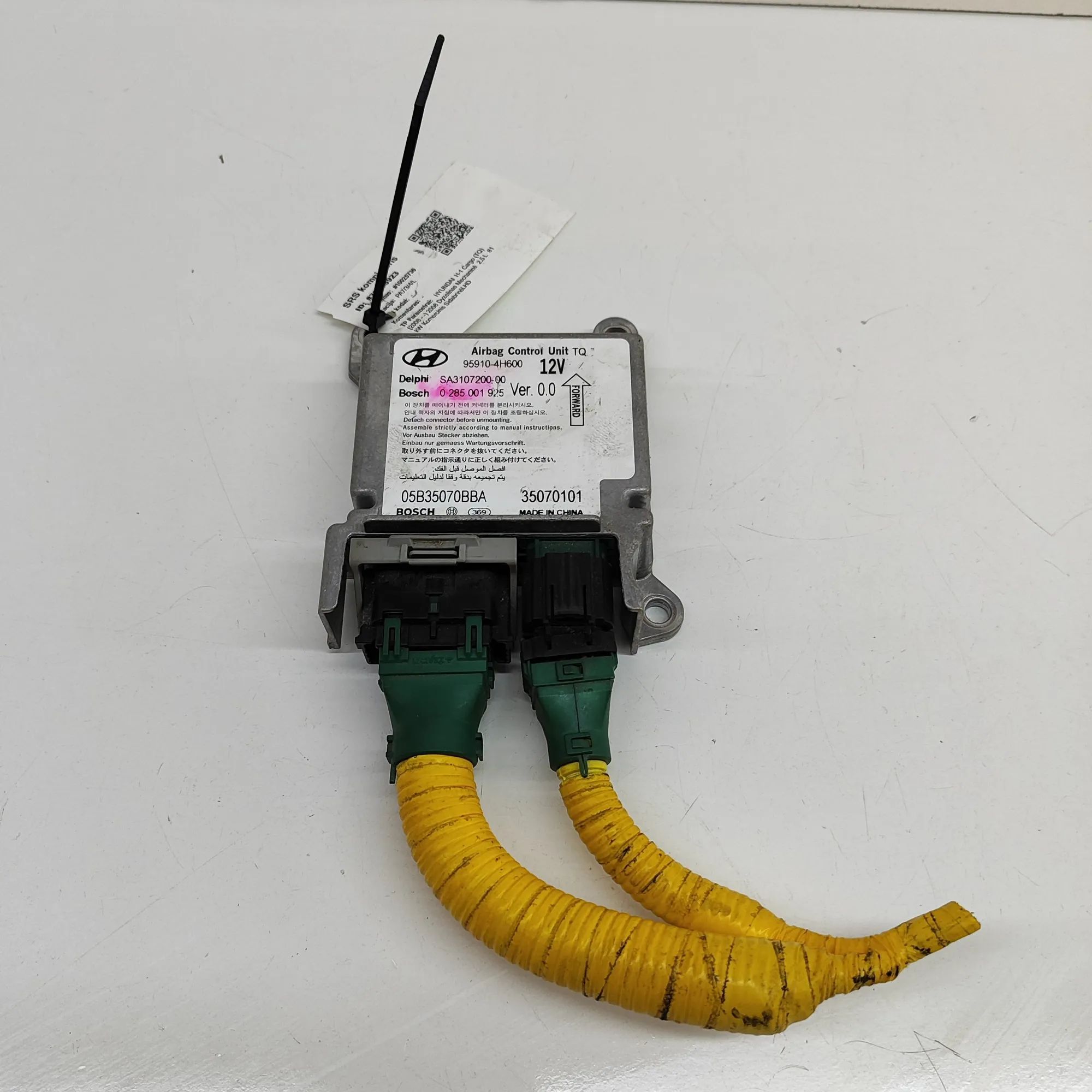 Hyundai H-1 SRS Control Unit SRS Control Unit — HYUNDAI H-1 (Cargo TQ) (2008...