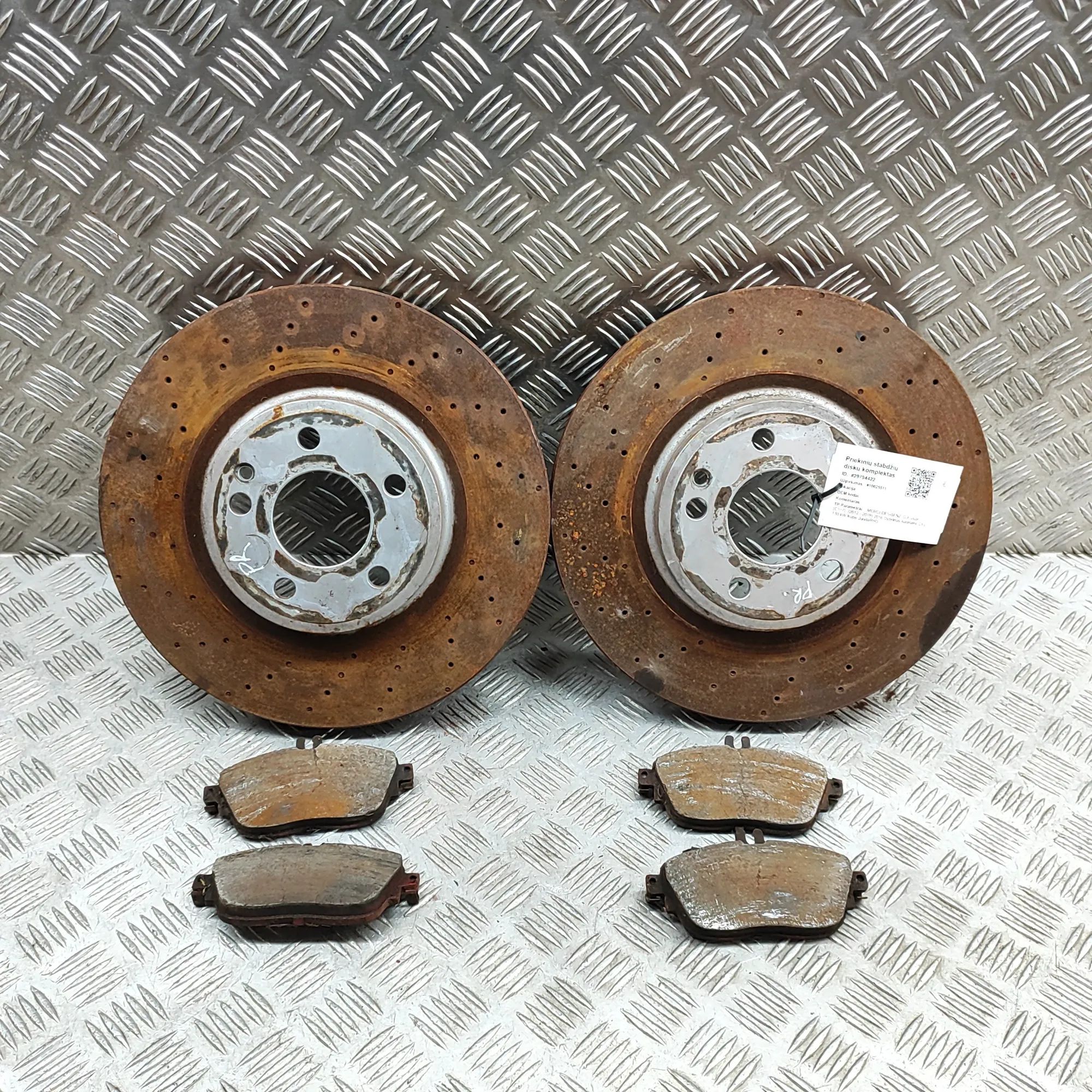 Mercedes-Benz CLA (C117) Front Brake Disc Kit Front Brake Disc Kit — MERCEDES BENZ CLA (Coupe...