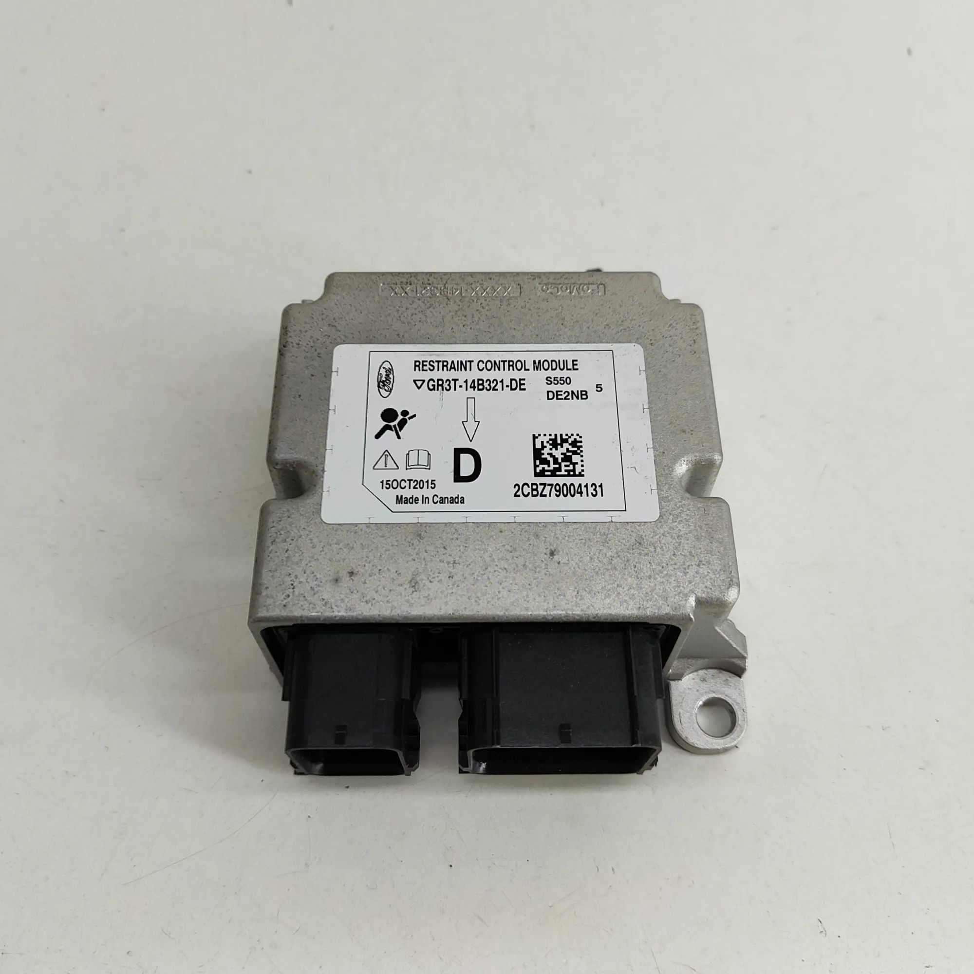 SRS Control Unit Brand/Model: FORD USA MUSTANG
Year: 2015
Engine...