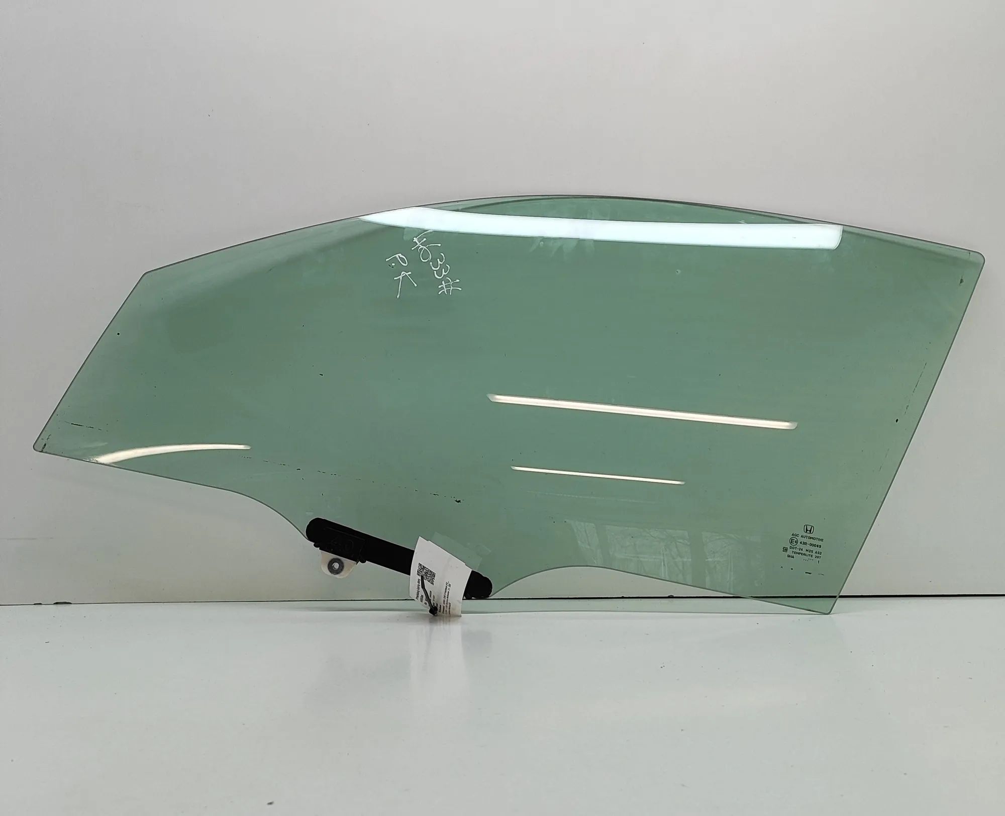 Honda Civic Front Left Door Window Front Left Door Window — HONDA CIVIC (X Hatchba...