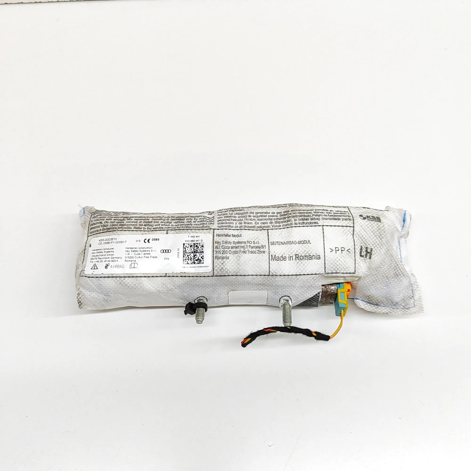Audi e-tron Seat airbag (SRS) Seat airbag (SRS) — AUDI E-TRON (GEN) (2018-......