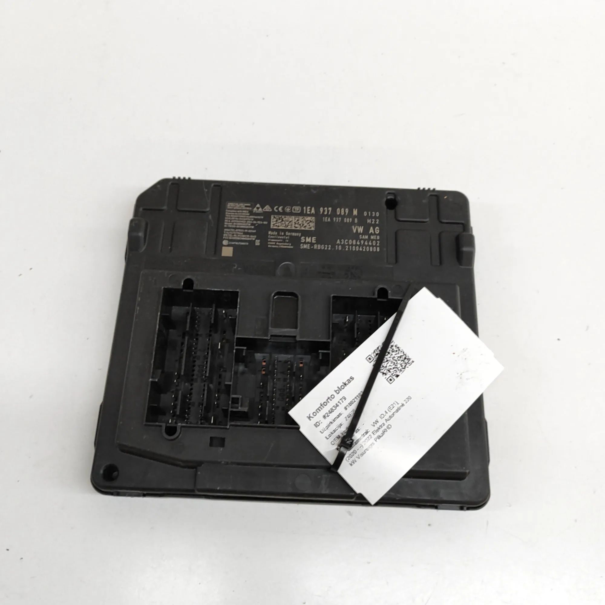 Volkswagen ID.4 Comfort Control Unit Comfort Control Unit — VW ID.4 (E21) (2020-...)...