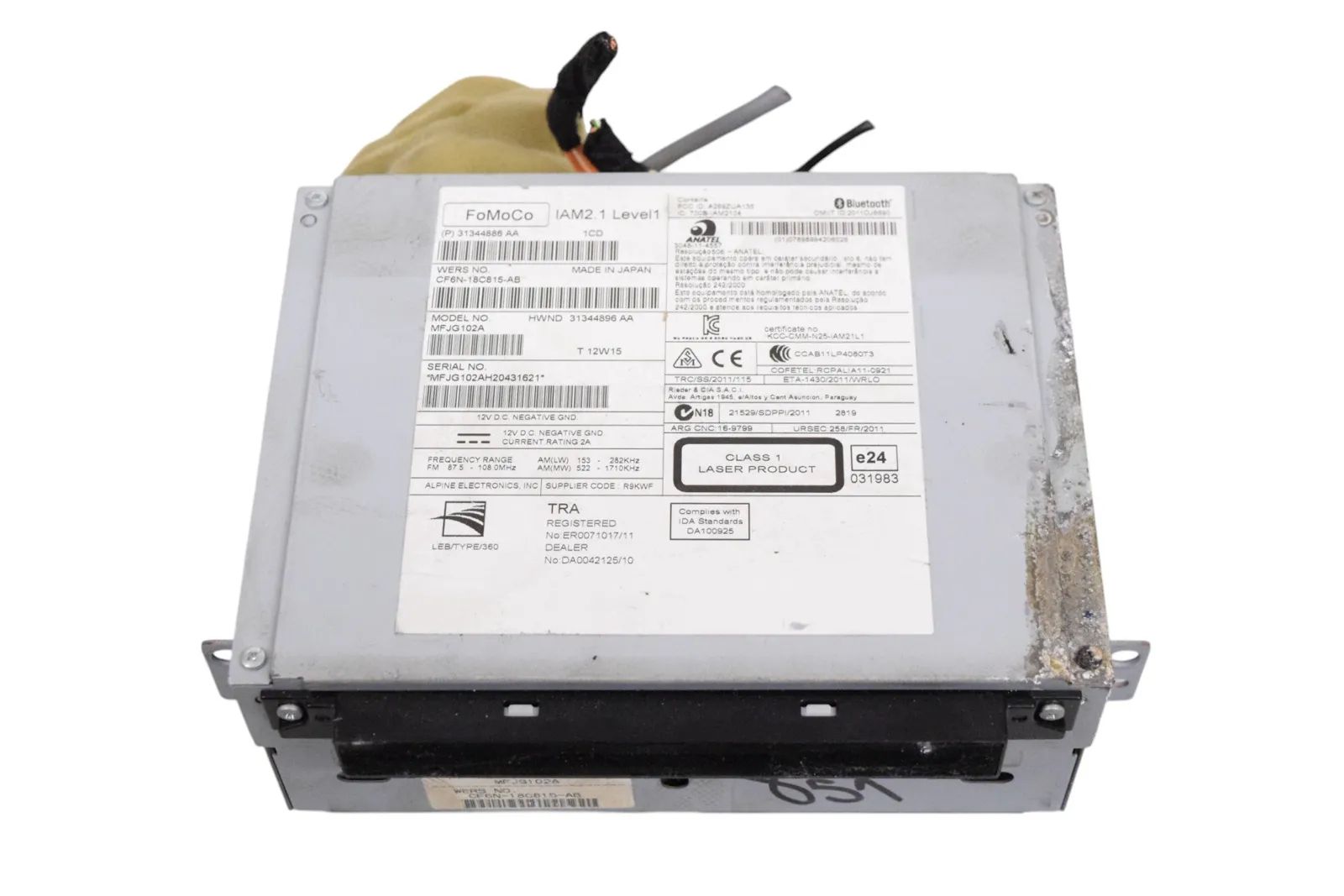 Jaguar XF Navigation Control Unit Navigation Control Unit — JAGUAR XF (X250) (200...