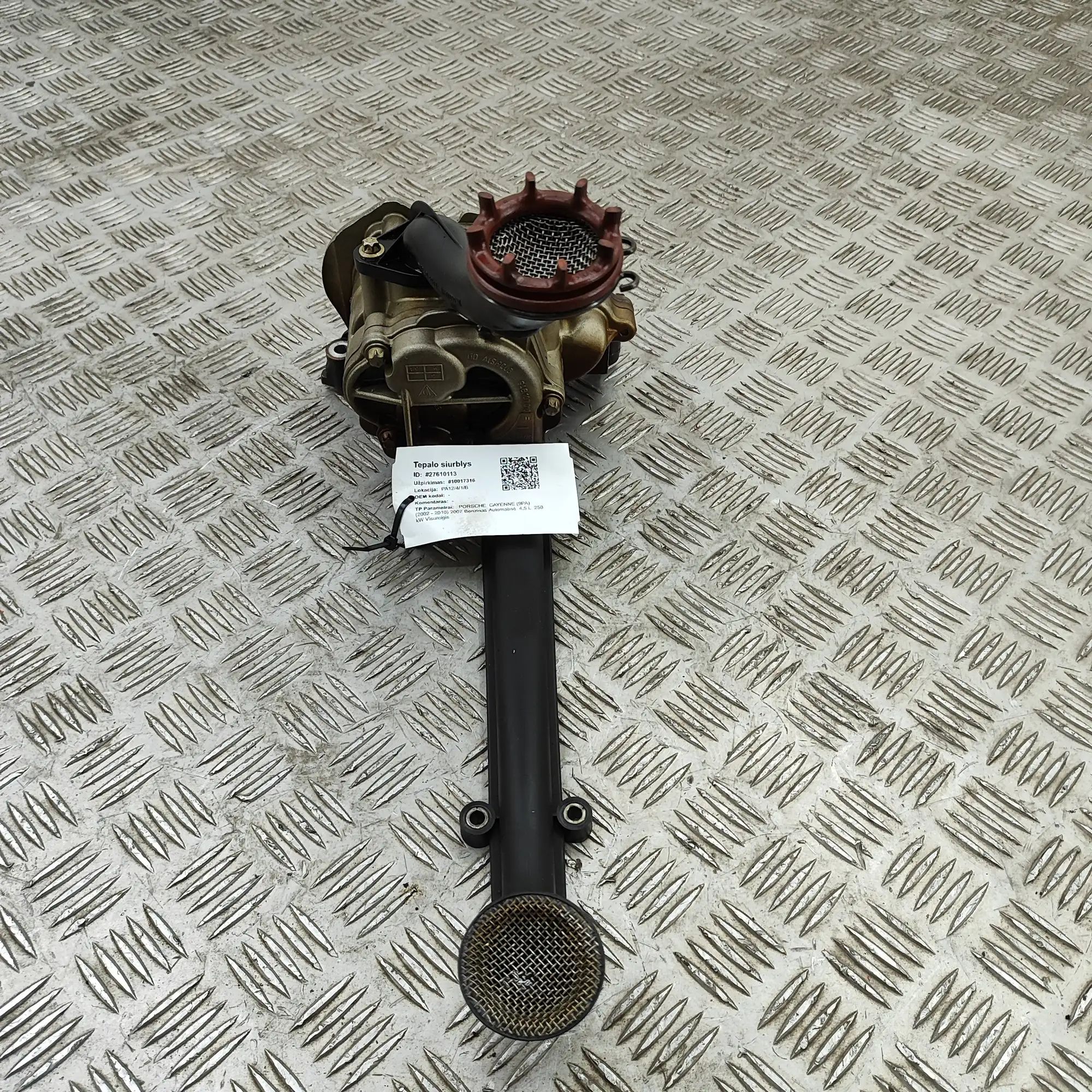 Porsche Cayenne Oil Pump Oil pump — PORSCHE CAYENNE (9PA) (2002-2010) — ...