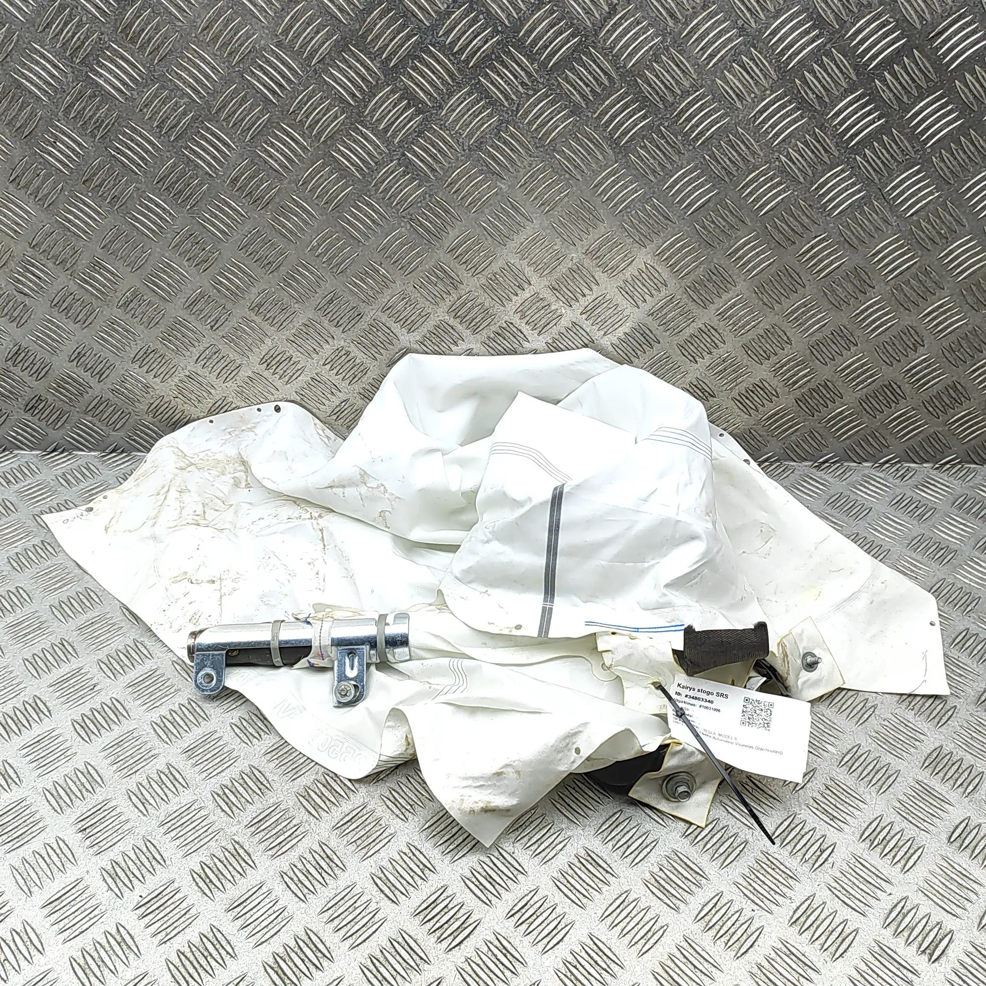 Tesla Model X Left Side Roof Safety Curtain SRS Left Side Roof Safety Curtain SRS — TESLA MODEL...