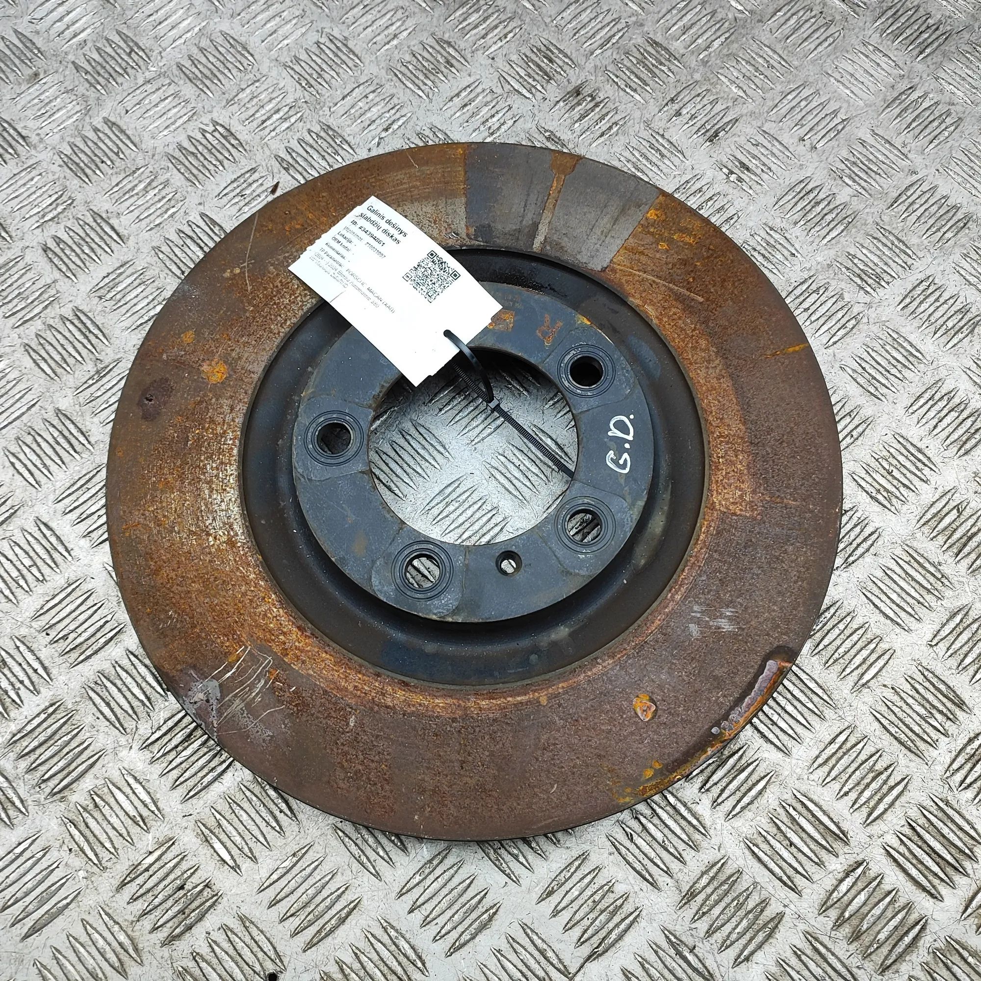 Porsche Macan (XAB) Rear Right Brake Disc Rear Right Brake Disc — PORSCHE MACAN (XAB) (20...