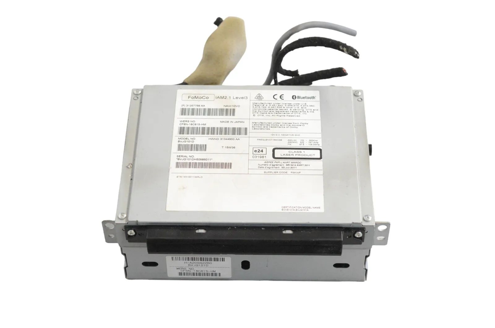 Land Rover Range Rover Evoque Radio / CD / navigation head unit Radio / CD / navigation head unit — LAND ROVER ...