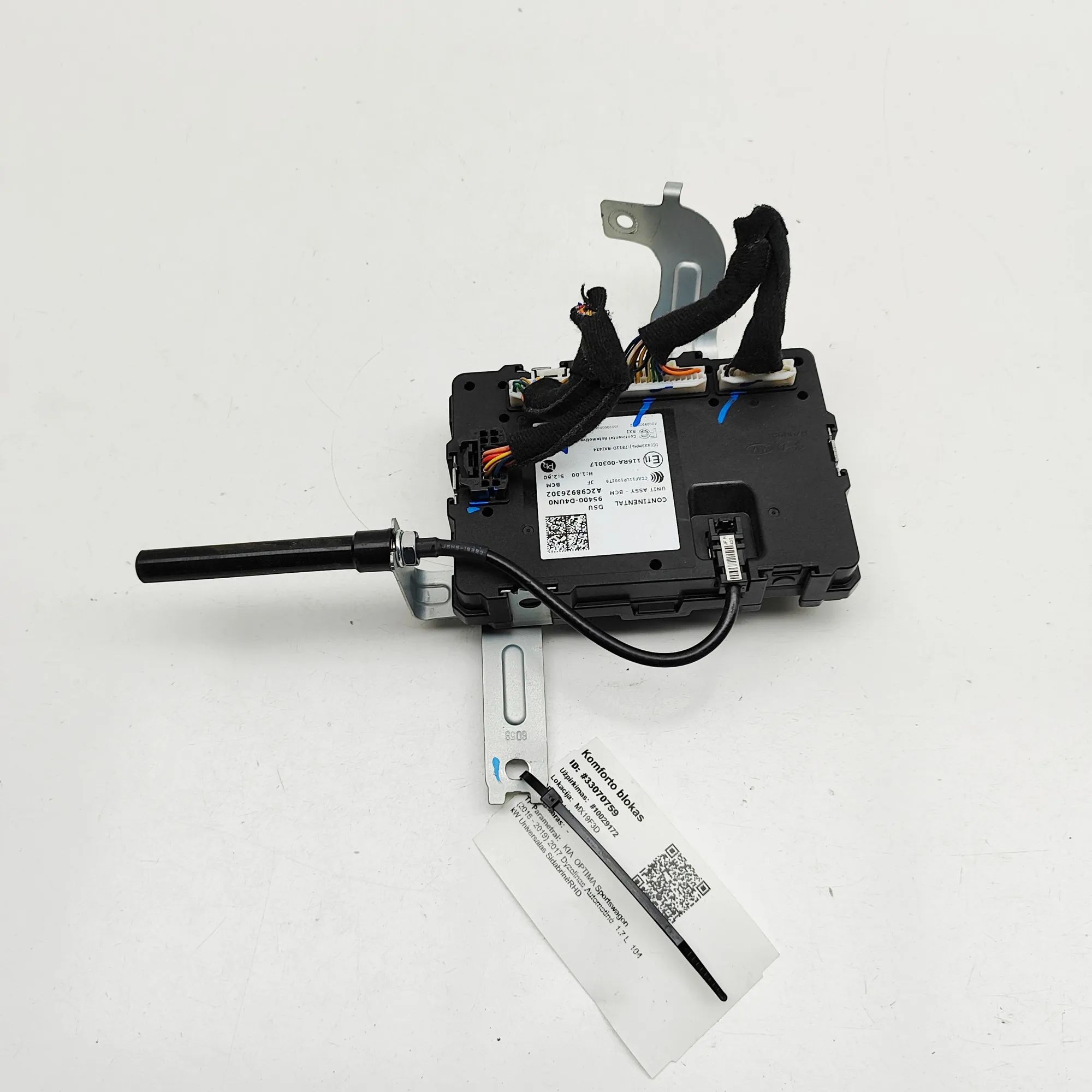 Kia Optima (JF) Comfort Control Unit Comfort Control Unit — KIA OPTIMA (Sportswagon)...