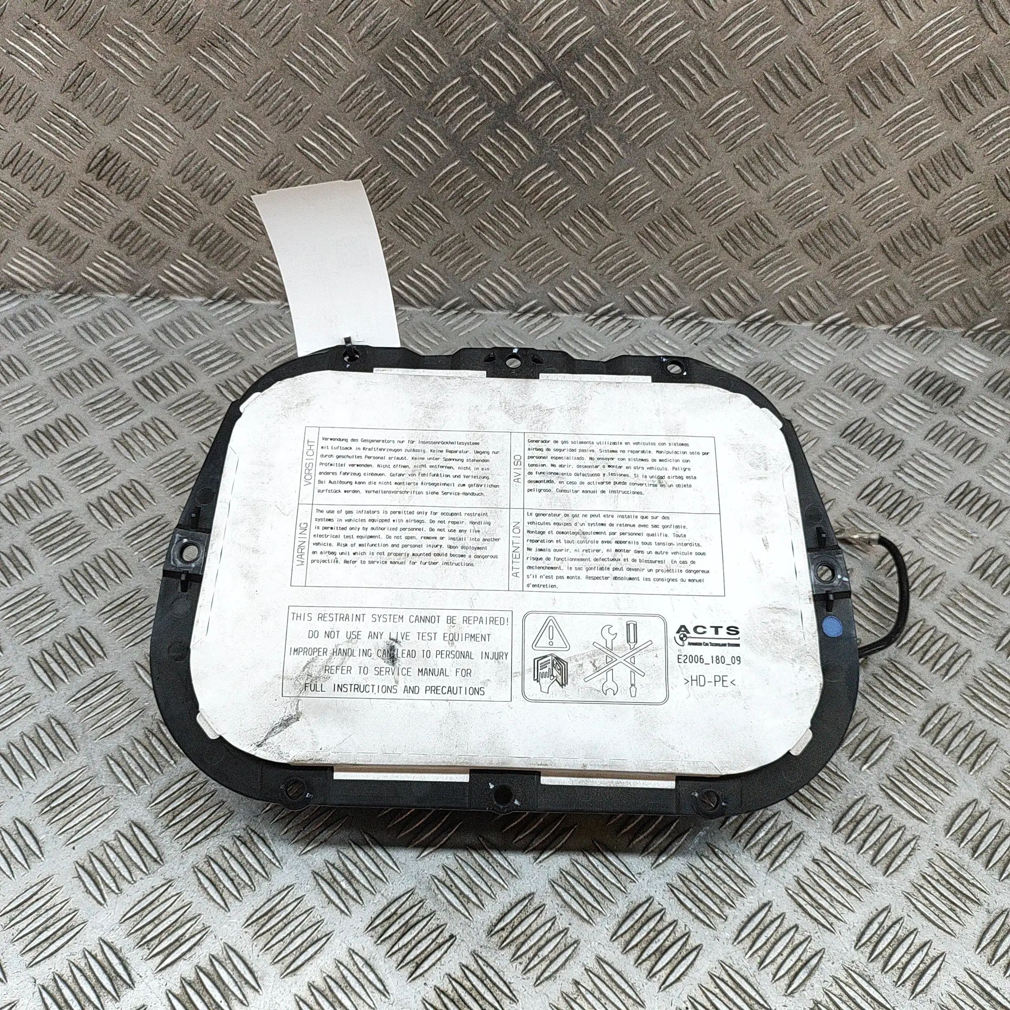 Jaguar XK Dashboard Safety Bag SRS