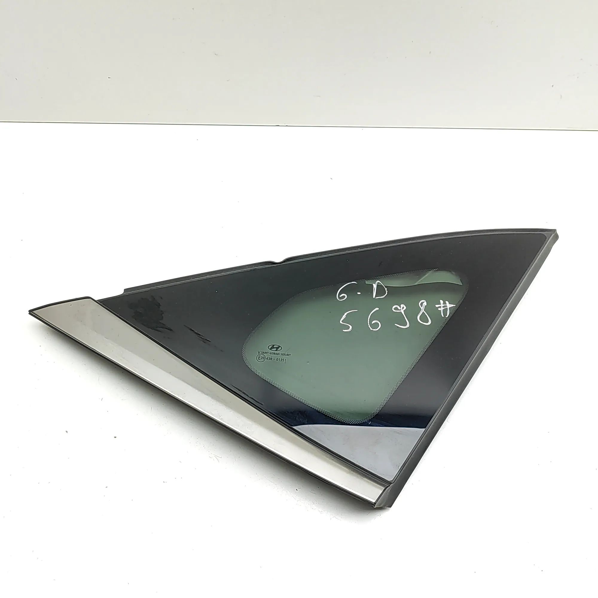 Hyundai Kona Rear Right Quarter Window Rear Right Quarter Window — HYUNDAI KONA (SX2) ...