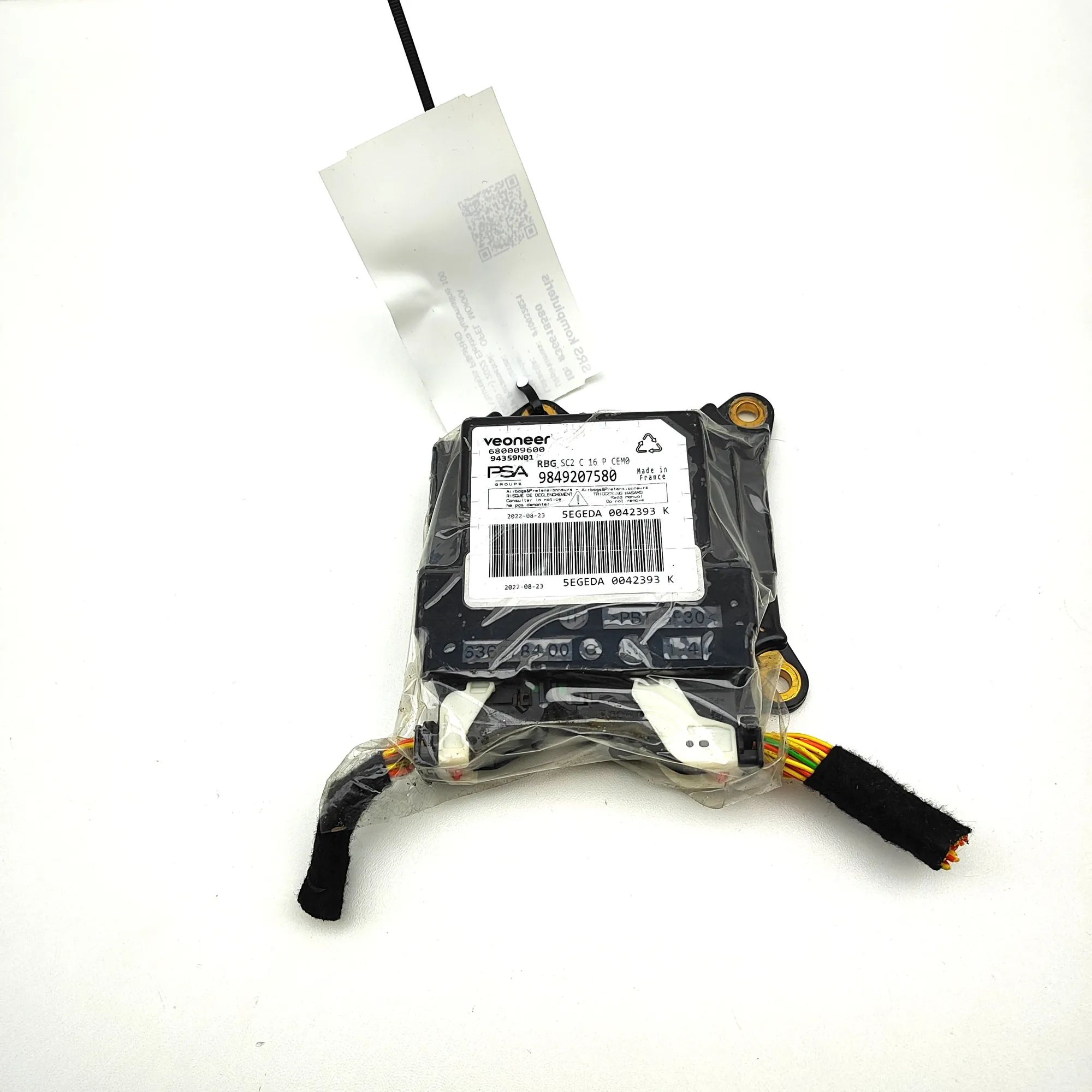 Opel Mokka (B) SRS Control Unit SRS Control Unit — OPEL MOKKA (2020-...) — 9849...