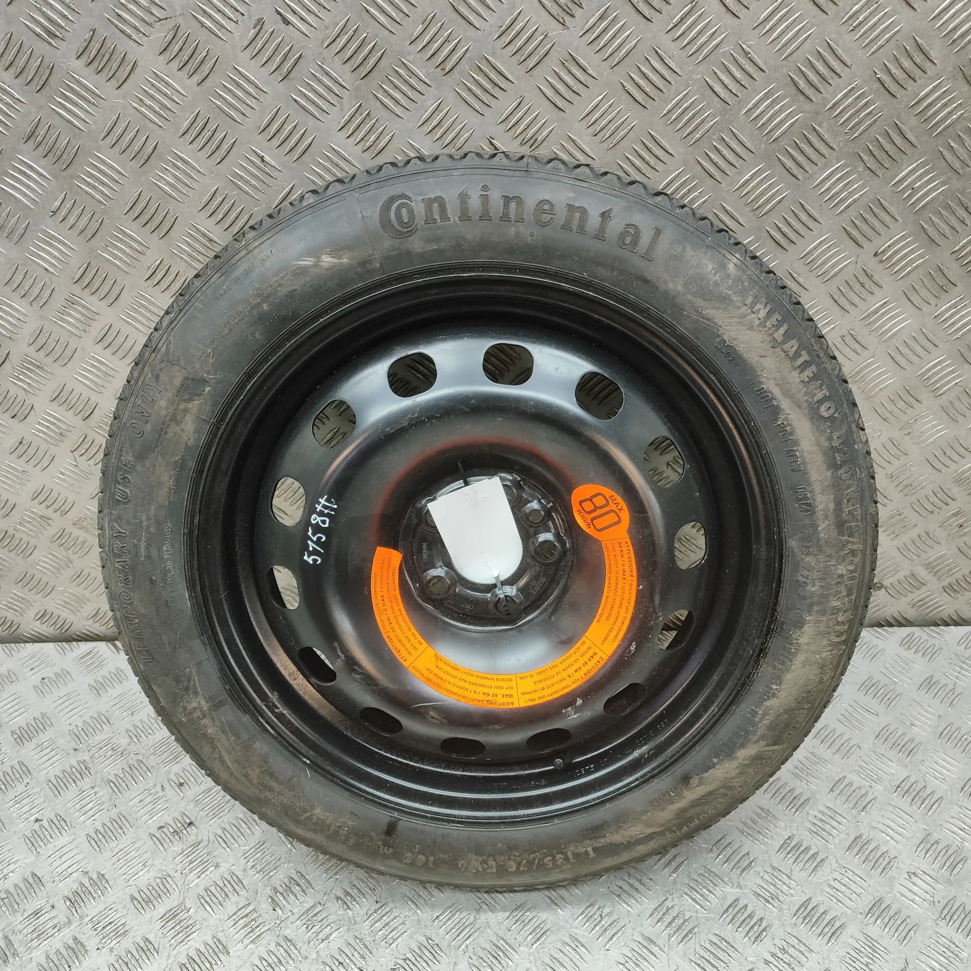 Fiat 500L (351, 352) Spare Wheel Space Saver Spare Wheel Space Saver — FIAT 500L (351_, 352_...