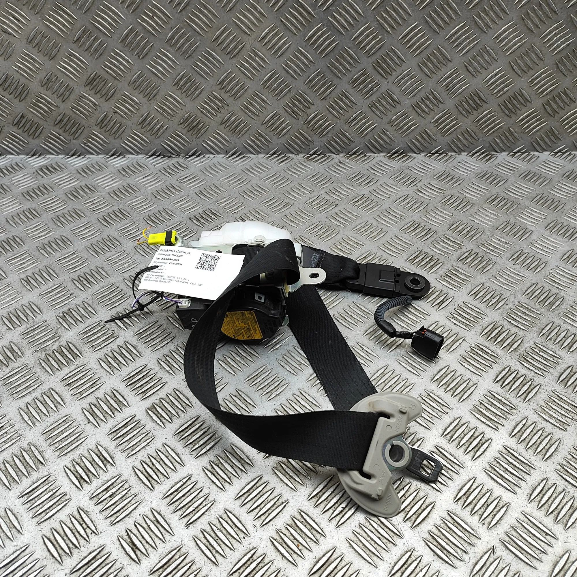 Lexus LS Front Right Seatbelt Front Right Seatbelt — LEXUS LS (_F4_) (2006-.....