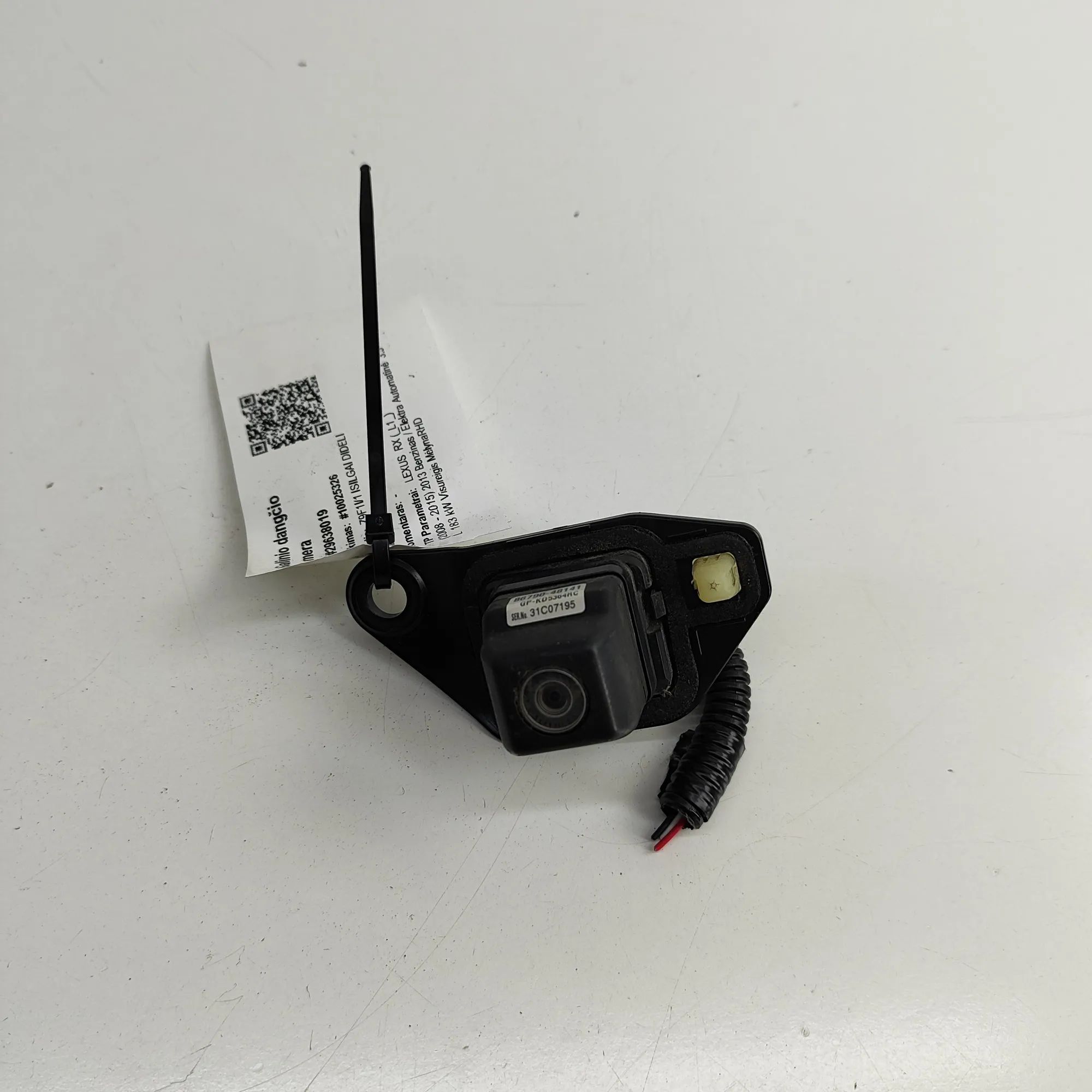 Lexus RX Rear View Camera Rear View Camera — LEXUS RX (_L1_) (2008-2015) ...