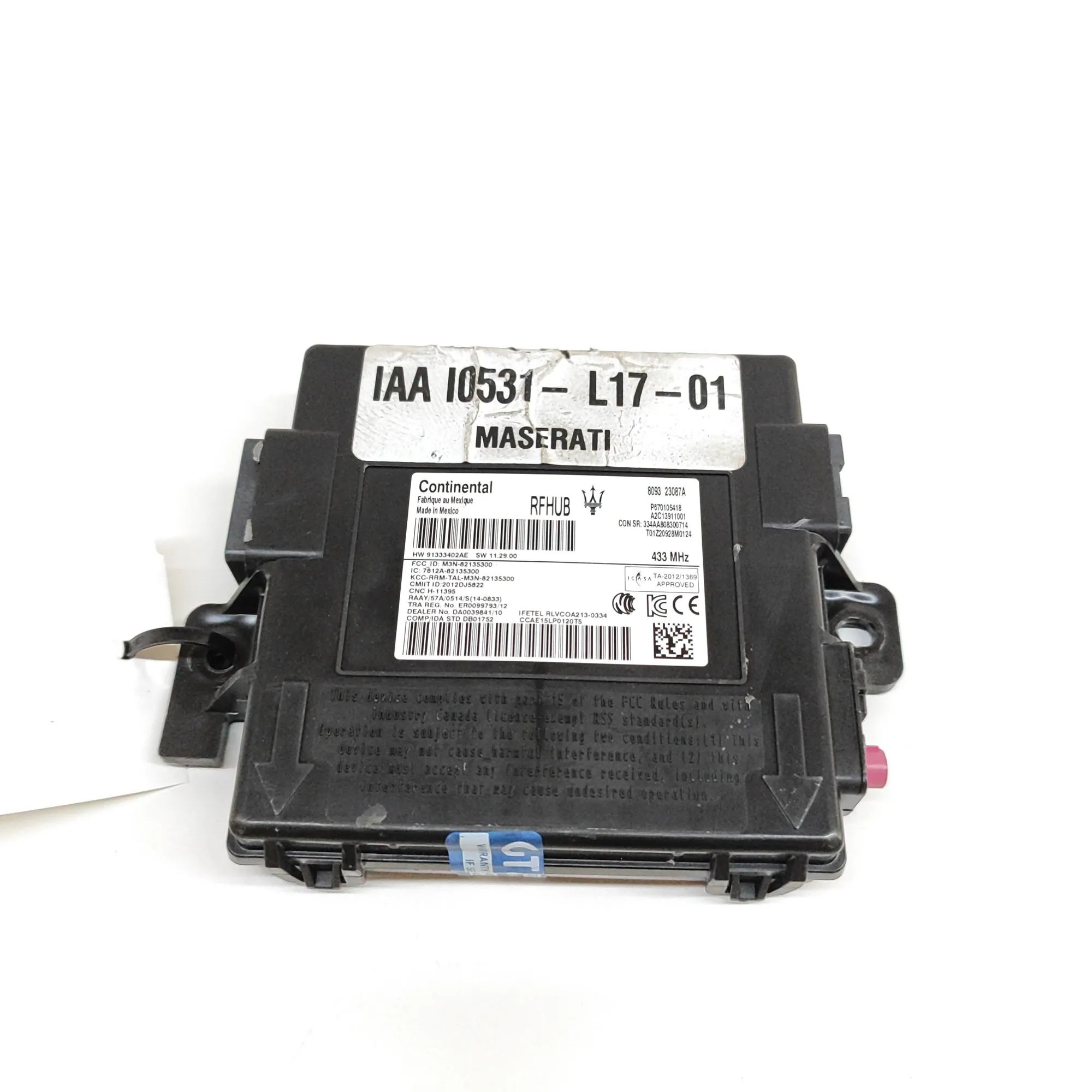 Maserati Ghibli Keyless Control Unit