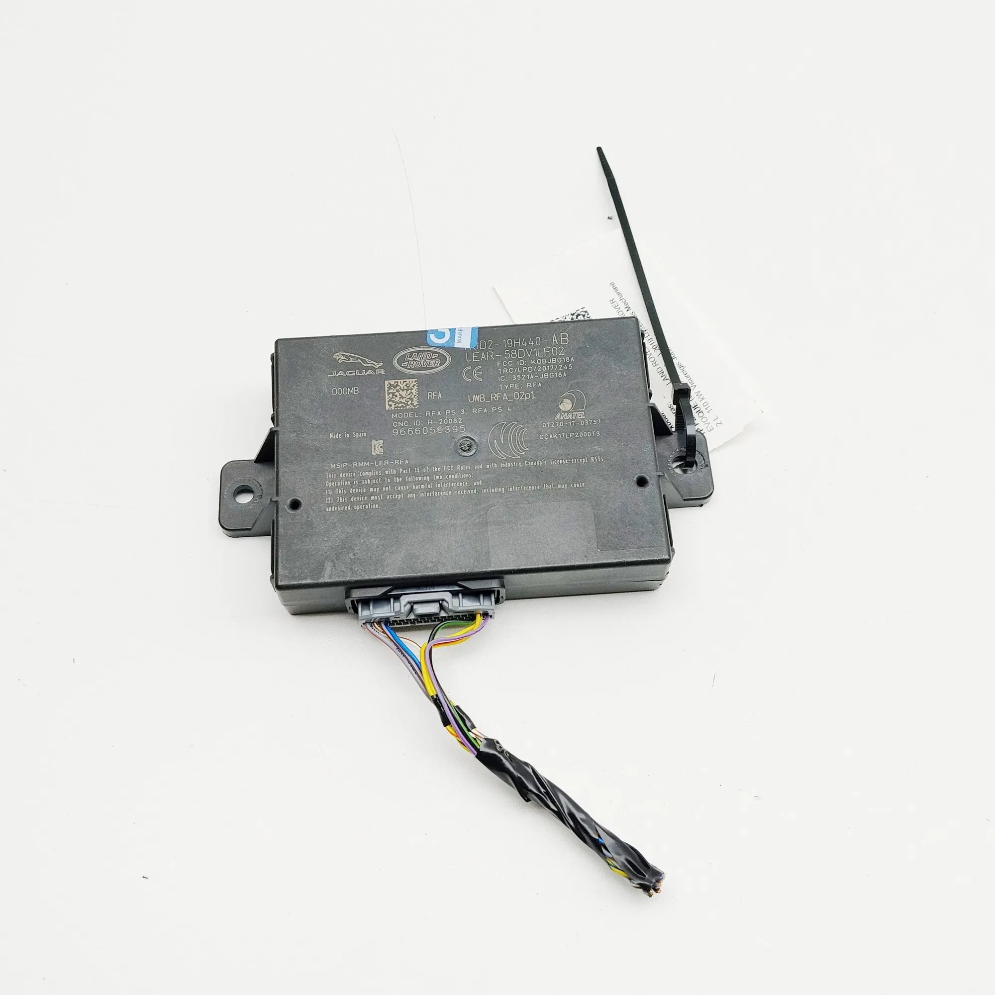 Land Rover Range Rover Evoque Keyless Control Unit Keyless Control Unit — LAND ROVER RANGE ROVER E...