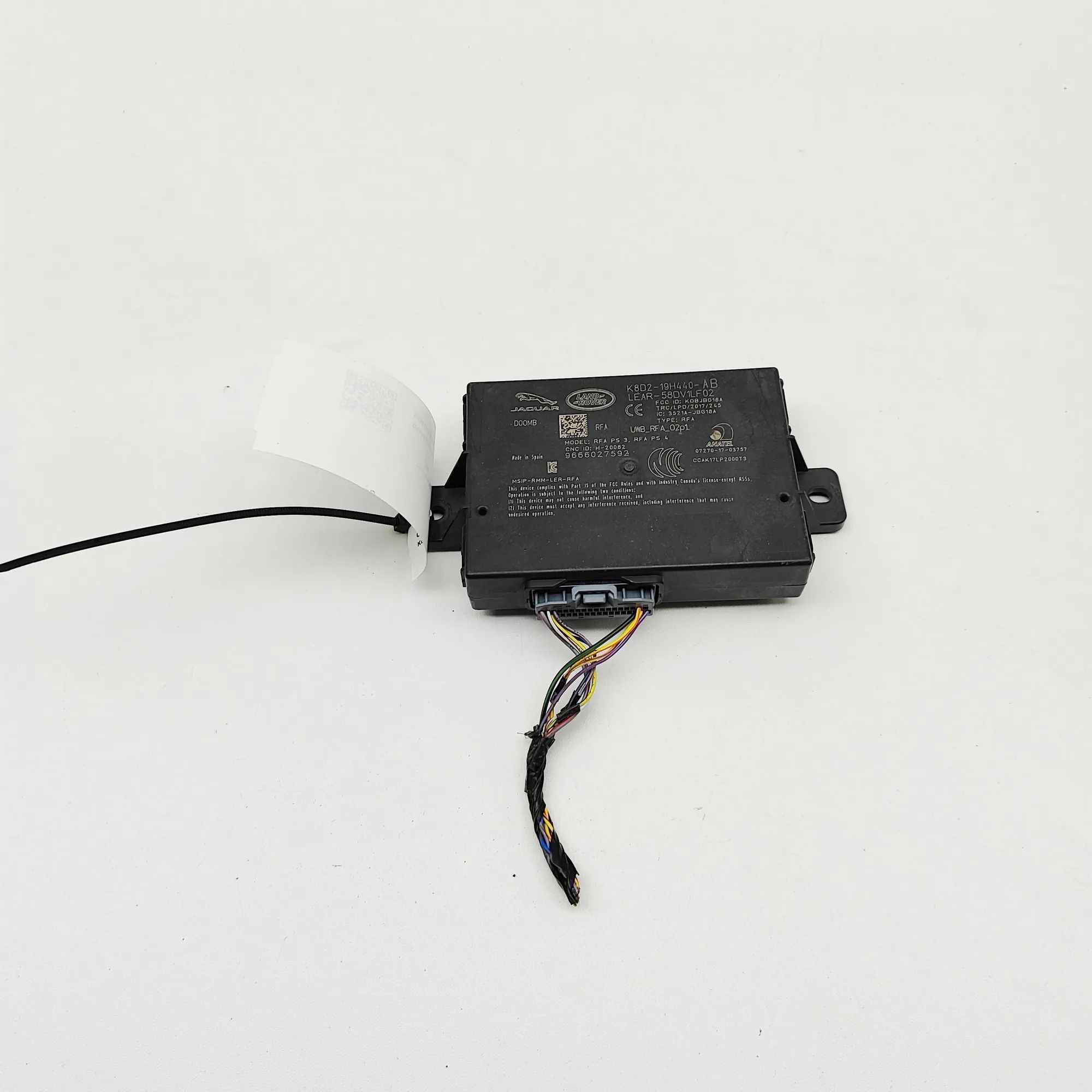 Land Rover Range Rover Evoque Keyless Control Unit Keyless Control Unit — LAND ROVER RANGE ROVER E...