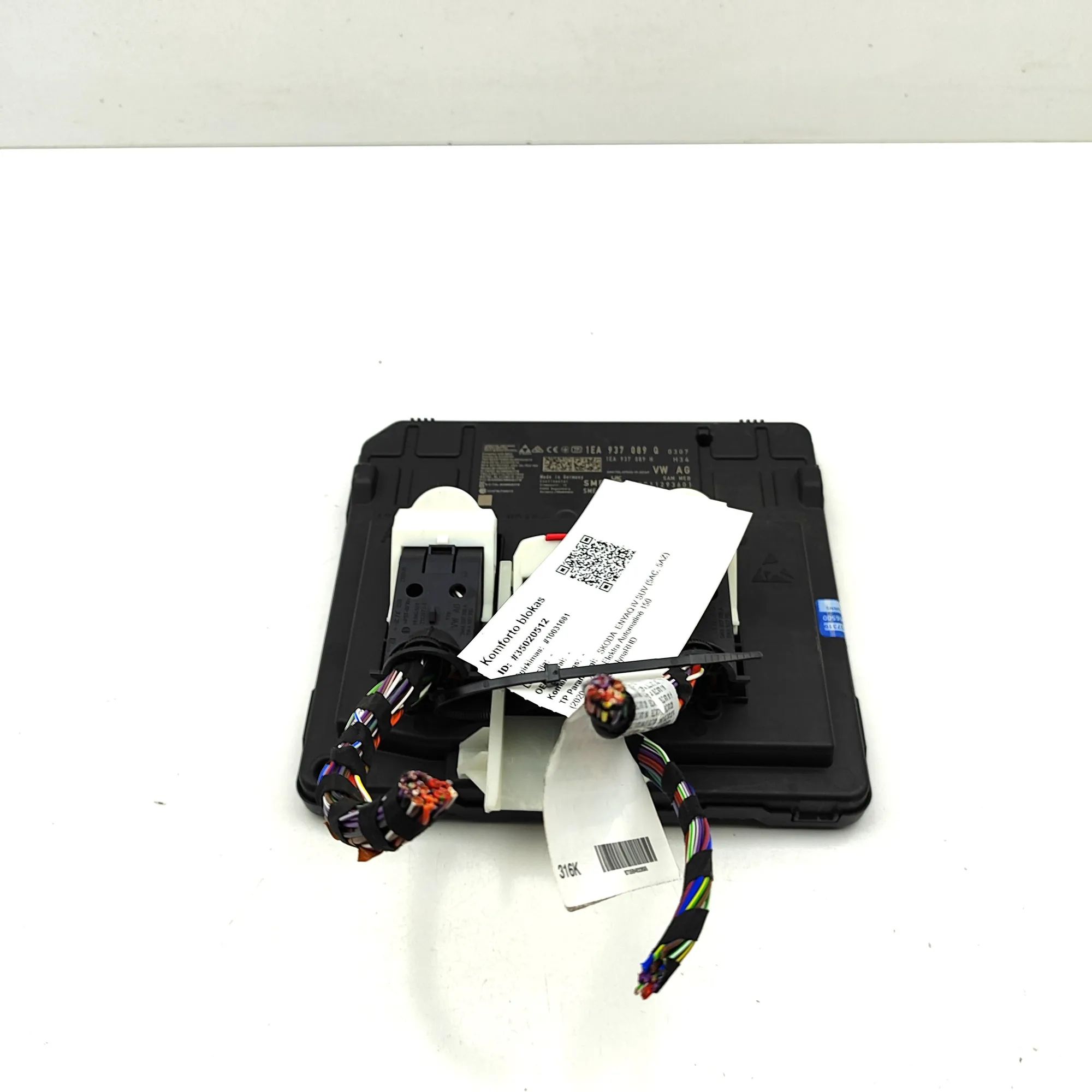 Skoda Enyaq Comfort Control Unit Comfort Control Unit — SKODA ENYAQ (iV SUV 5AC,...