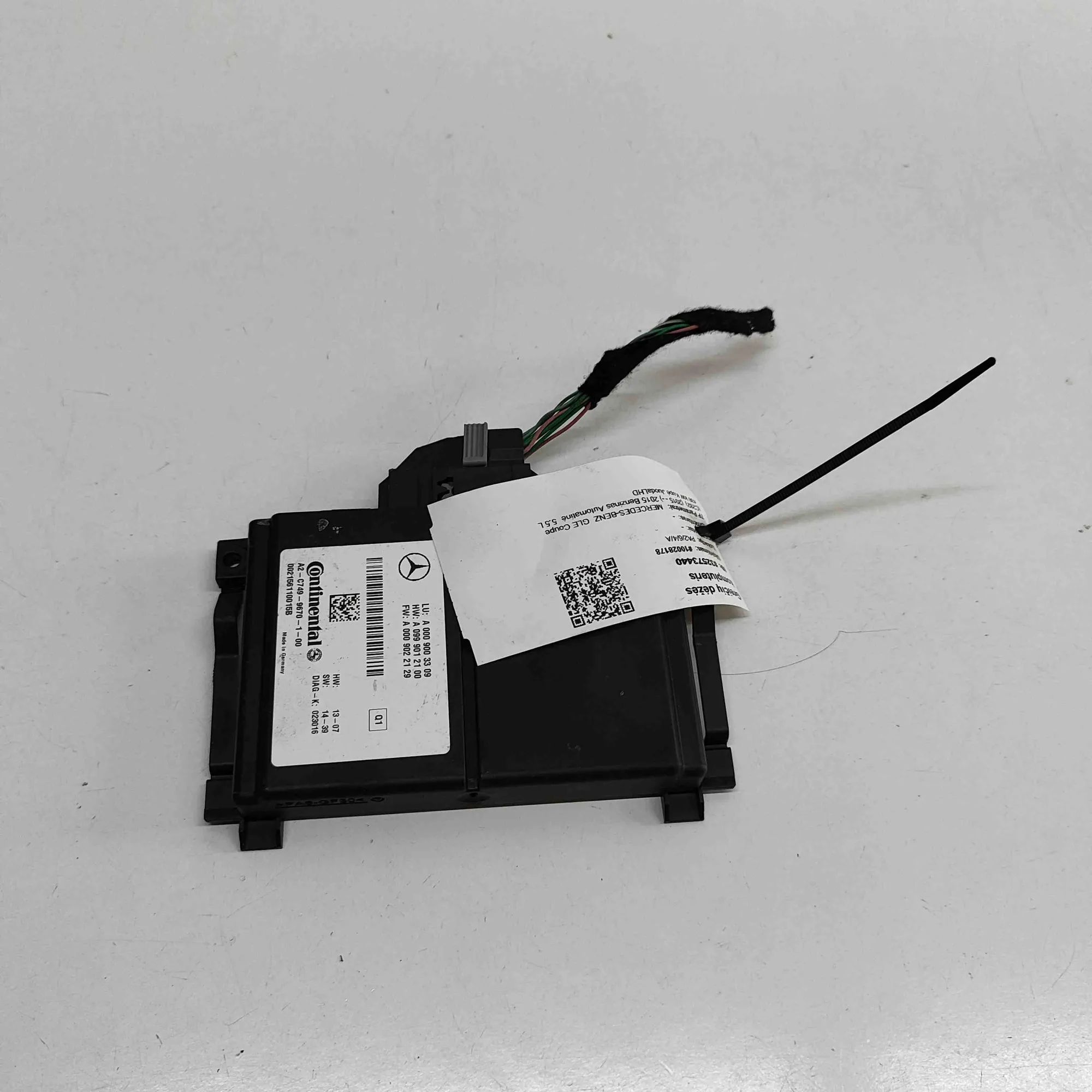 Mercedes-Benz ML / GLE (W166) Camera control unit Camera control unit — MERCEDES BENZ GLE (Coupe ...