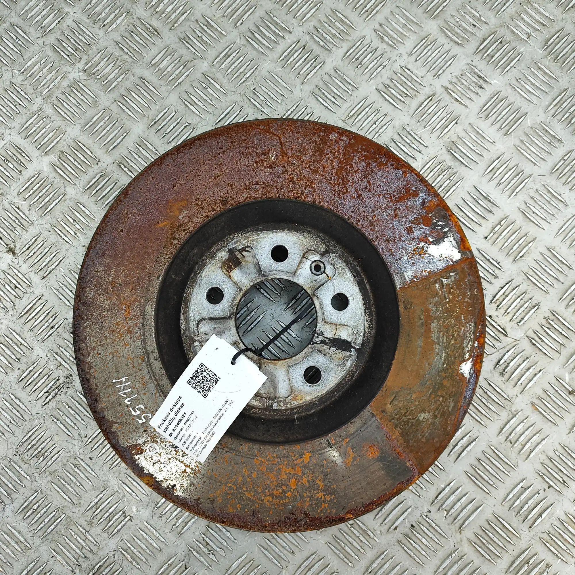 Porsche Macan Front Right Brake Disc Front Right Brake Disc — PORSCHE MACAN (DKN) (2...