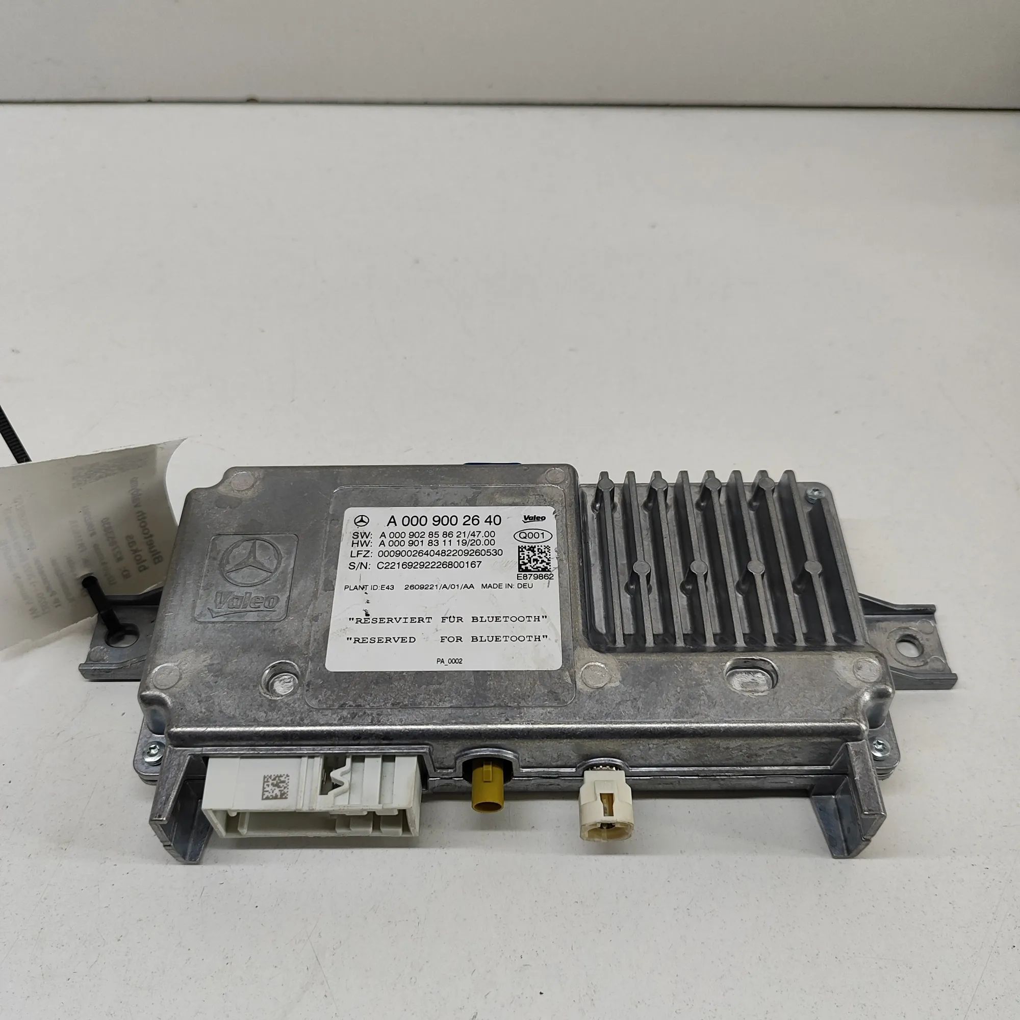 Mercedes-Benz EQC (N293) Bluetooth Control Unit Bluetooth control unit — MERCEDES BENZ EQC (202...