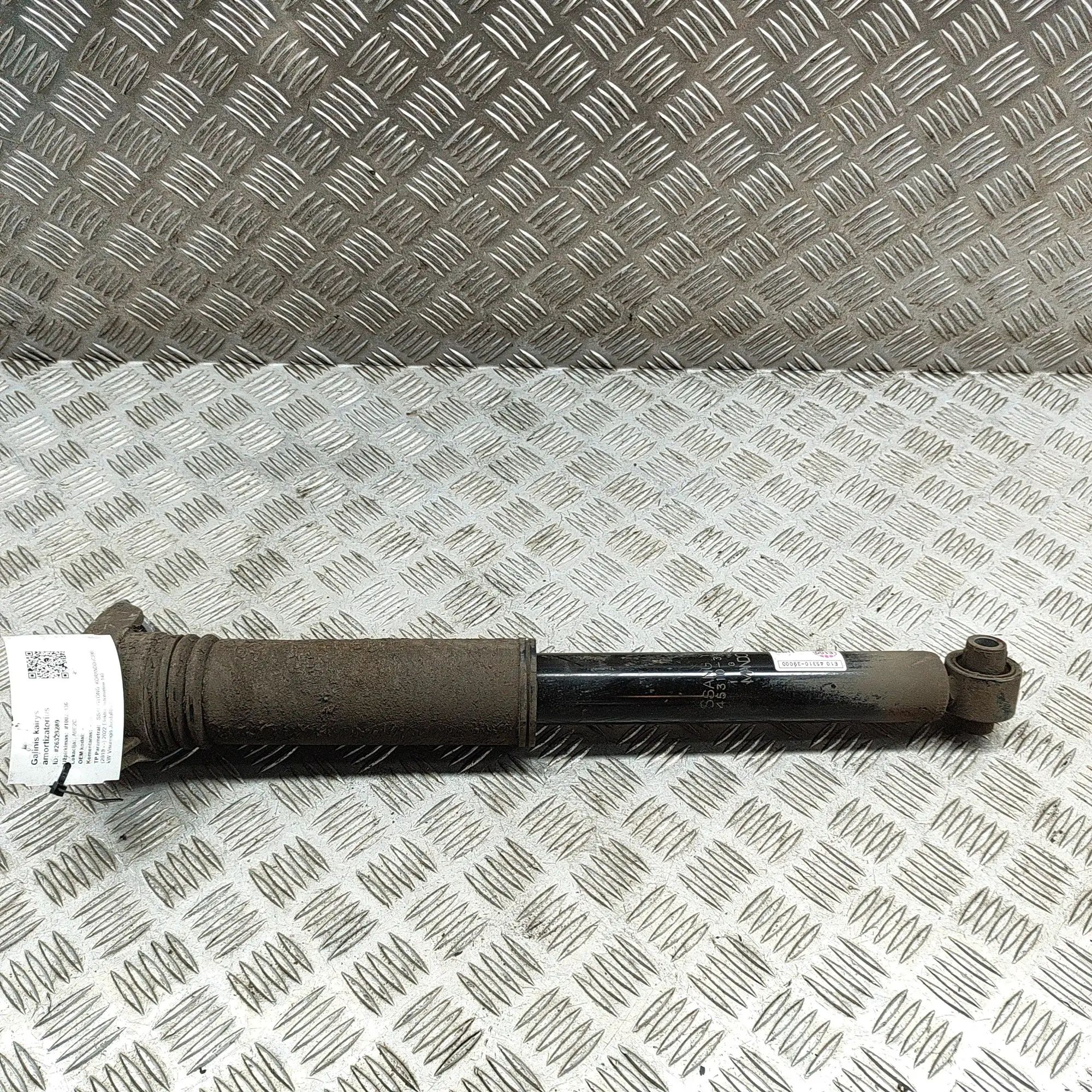 Ssangyong Korando Shock absorber — rear left Shock absorber — rear left — SSANGYONG KORANDO ...
