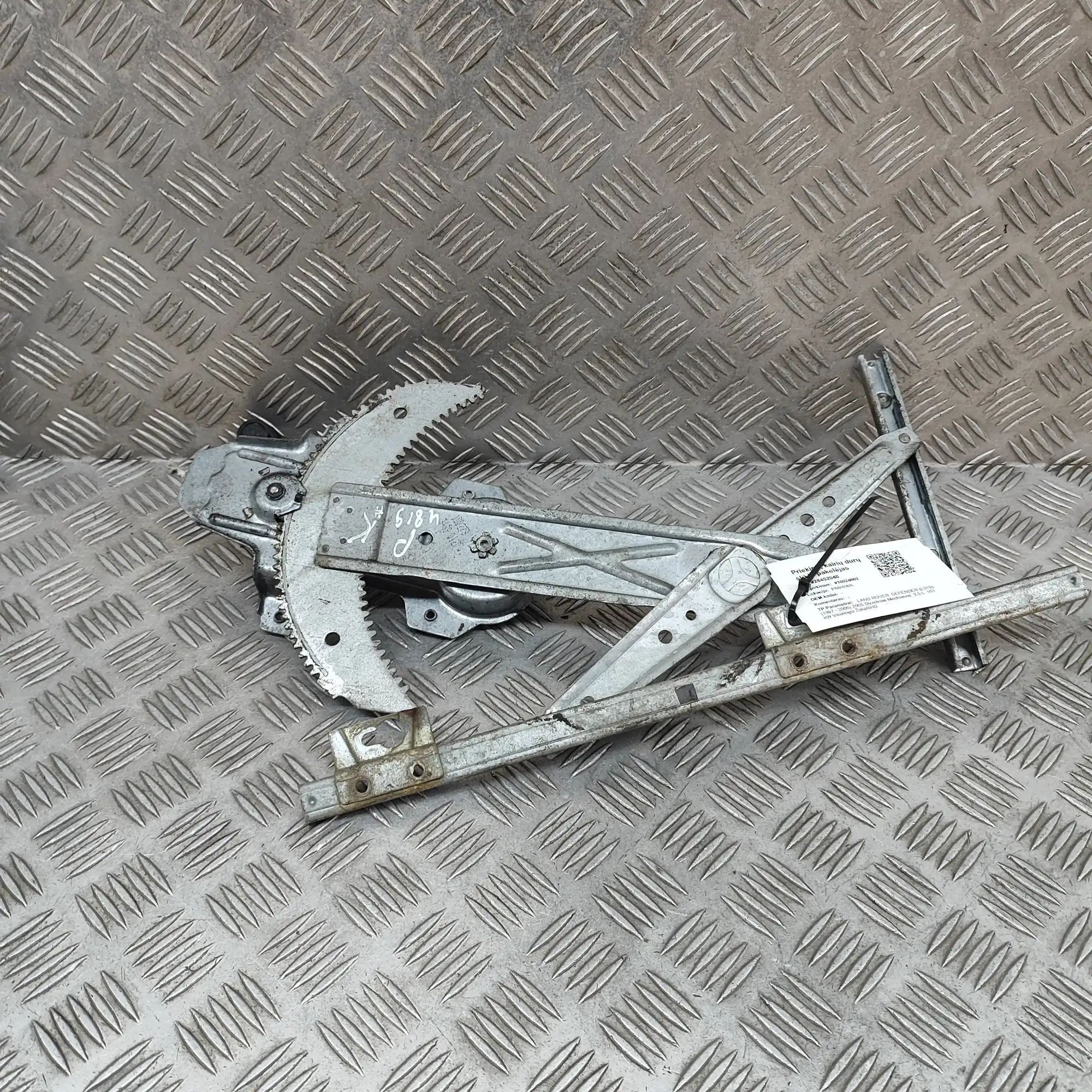 Land Rover Defender Front Left Door Window Regulator Front Left Door Window Regulator — LAND ROVER D...