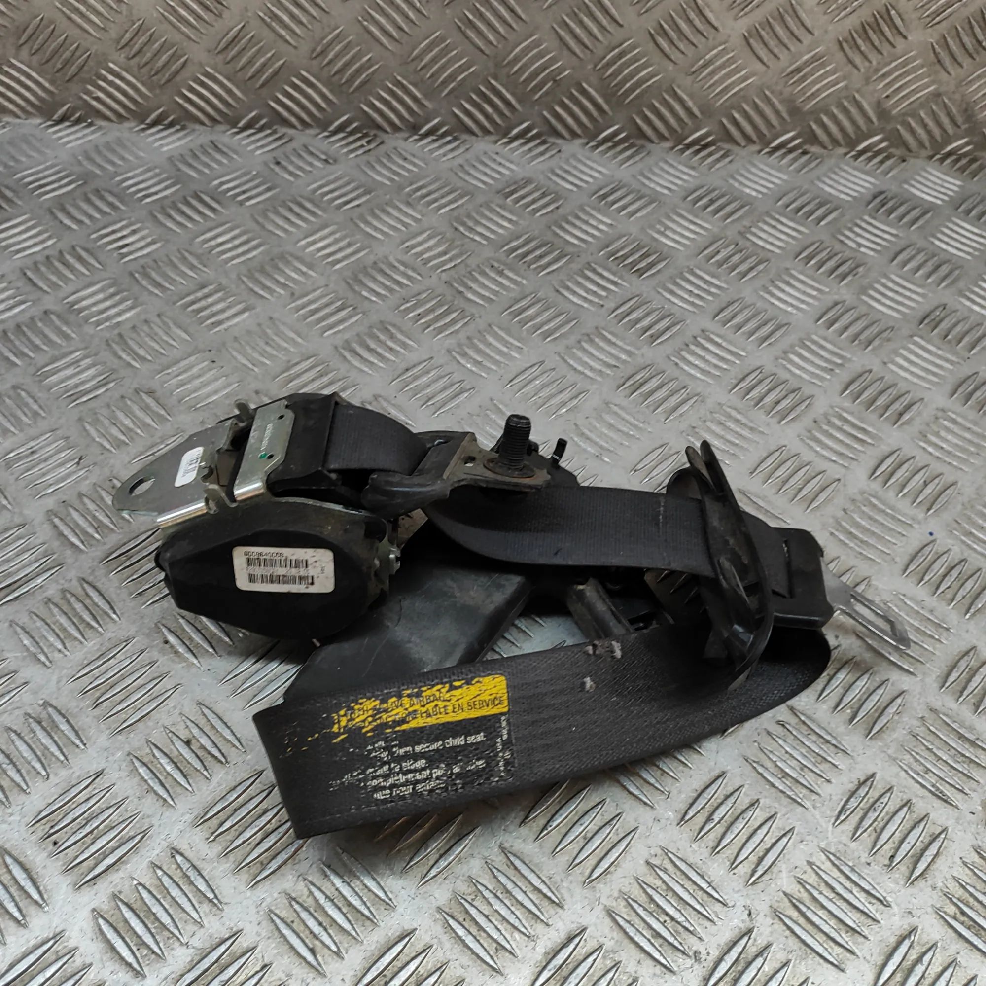 Chevrolet Corvette (C6) Front Right Seatbelt Front Right Seatbelt — CHEVROLET CORVETTE (C6) ...