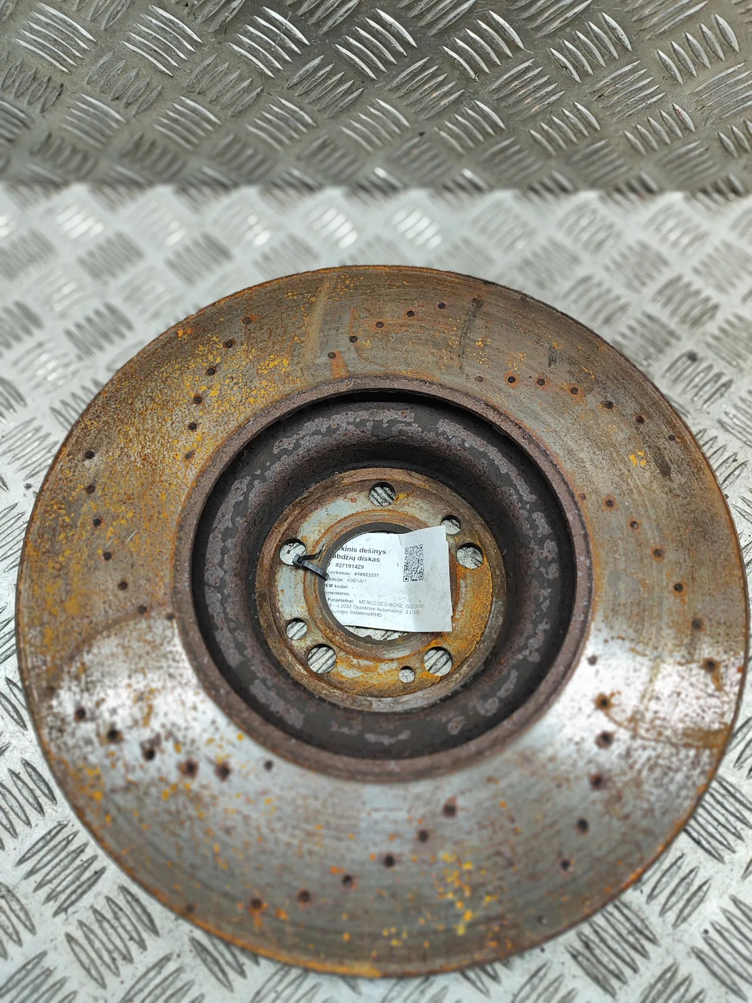 Mercedes-Benz GLE (W167) Front Right Brake Disc Front Right Brake Disc — MERCEDES BENZ GLE (W16...