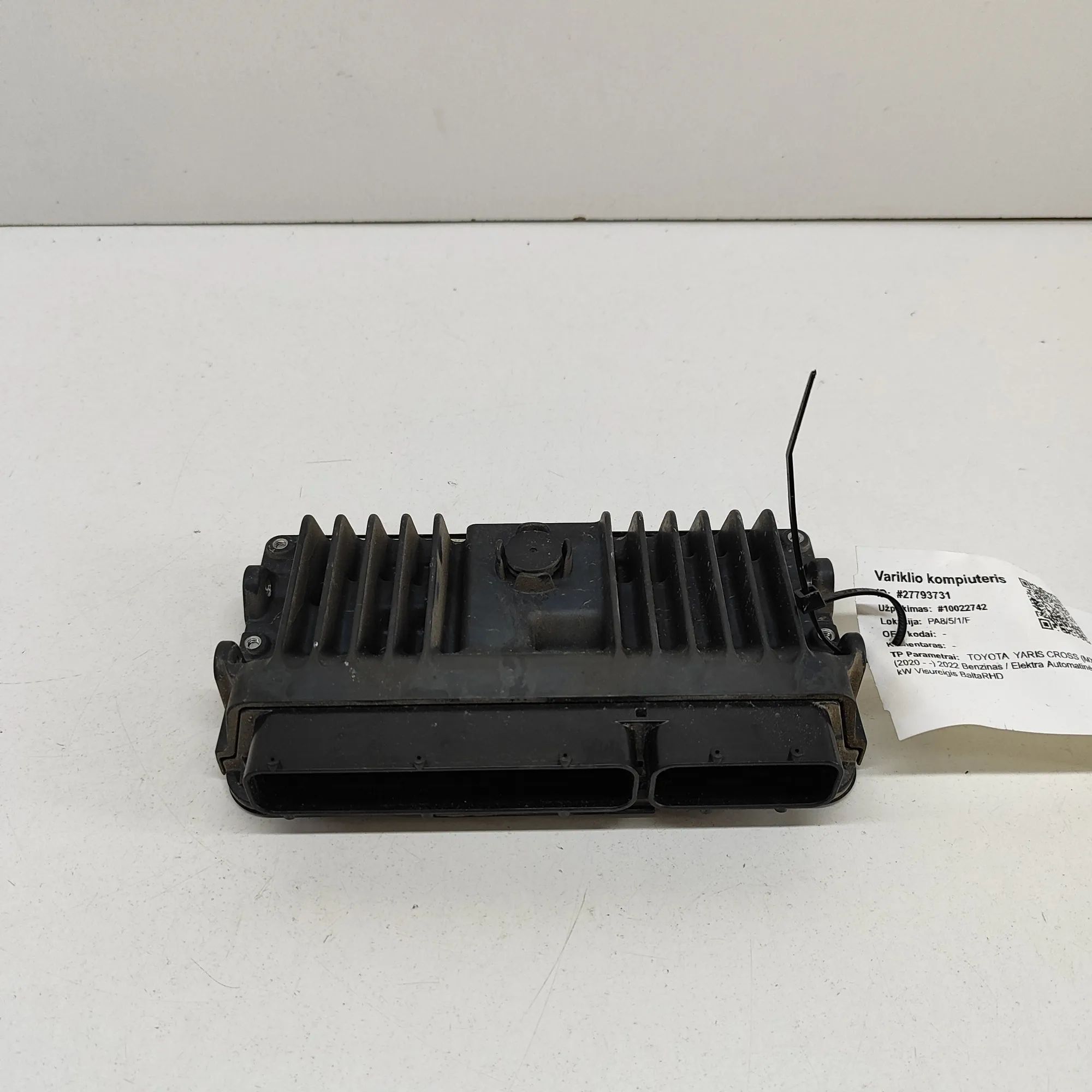 Toyota Yaris Engine Control Unit Engine Control Unit — TOYOTA YARIS (CROSS MXP_)...