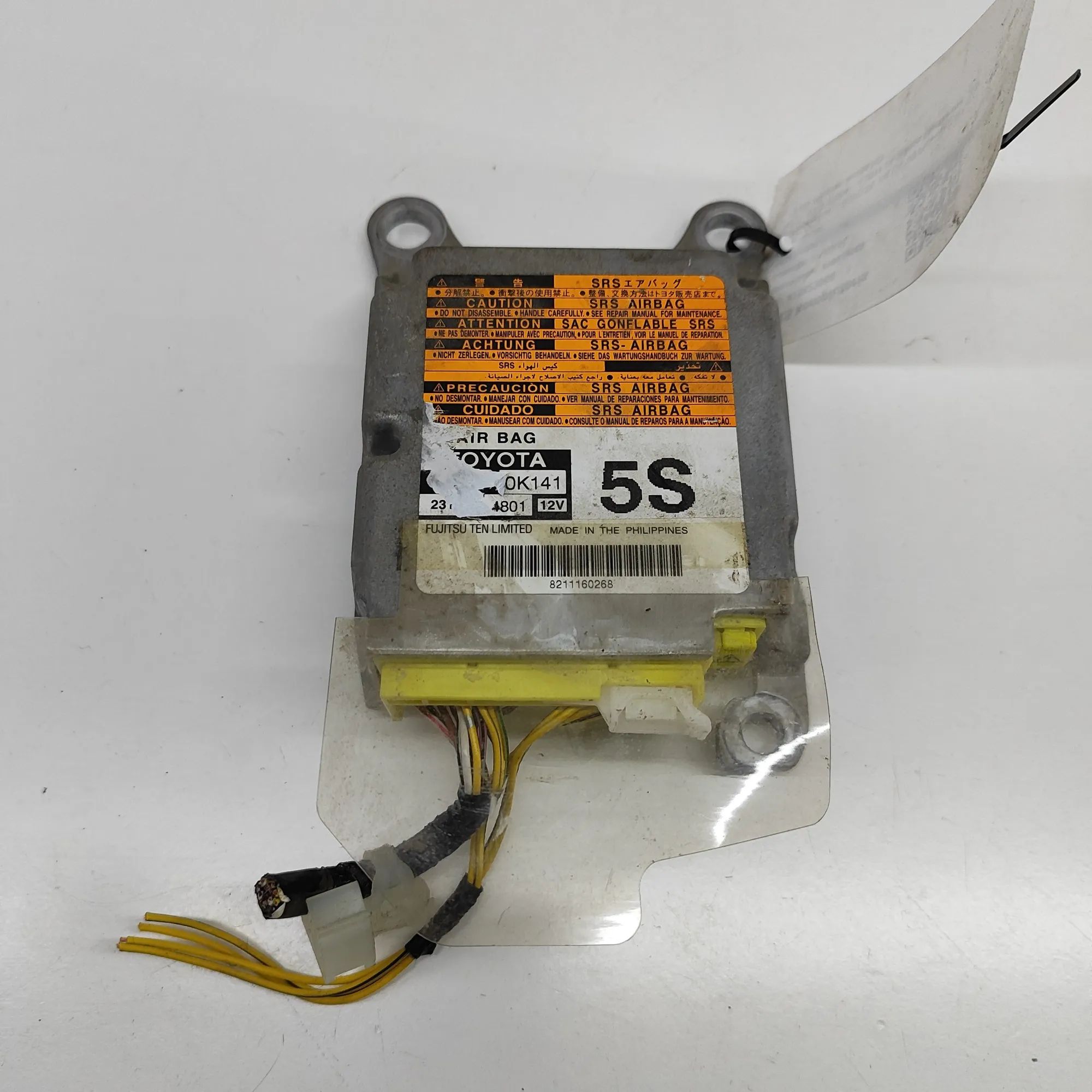 Toyota Hilux SRS Control Unit SRS Control Unit — TOYOTA HILUX (VII Pick-up _N...
