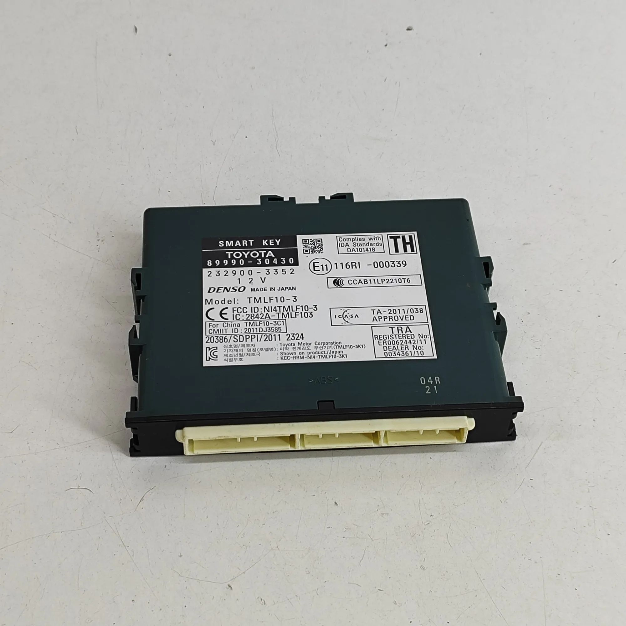 Lexus GS Keyless Control Unit Keyless Control Unit — LEXUS GS (_L1_) (2011-.....