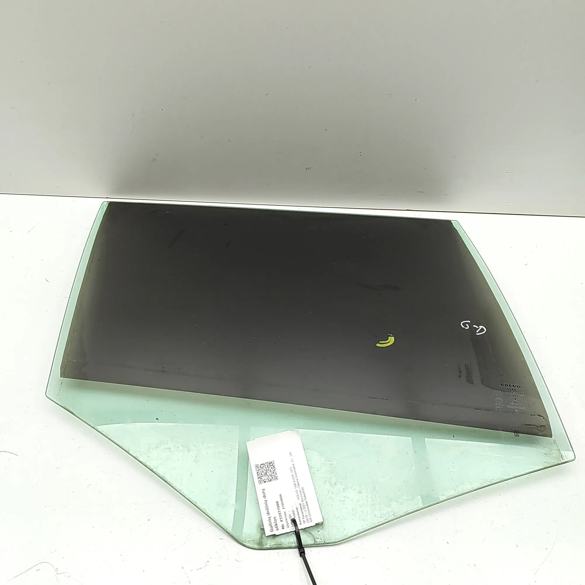 Volvo V60 Right rear door window Right rear door window — VOLVO V60 (II 225, 227...