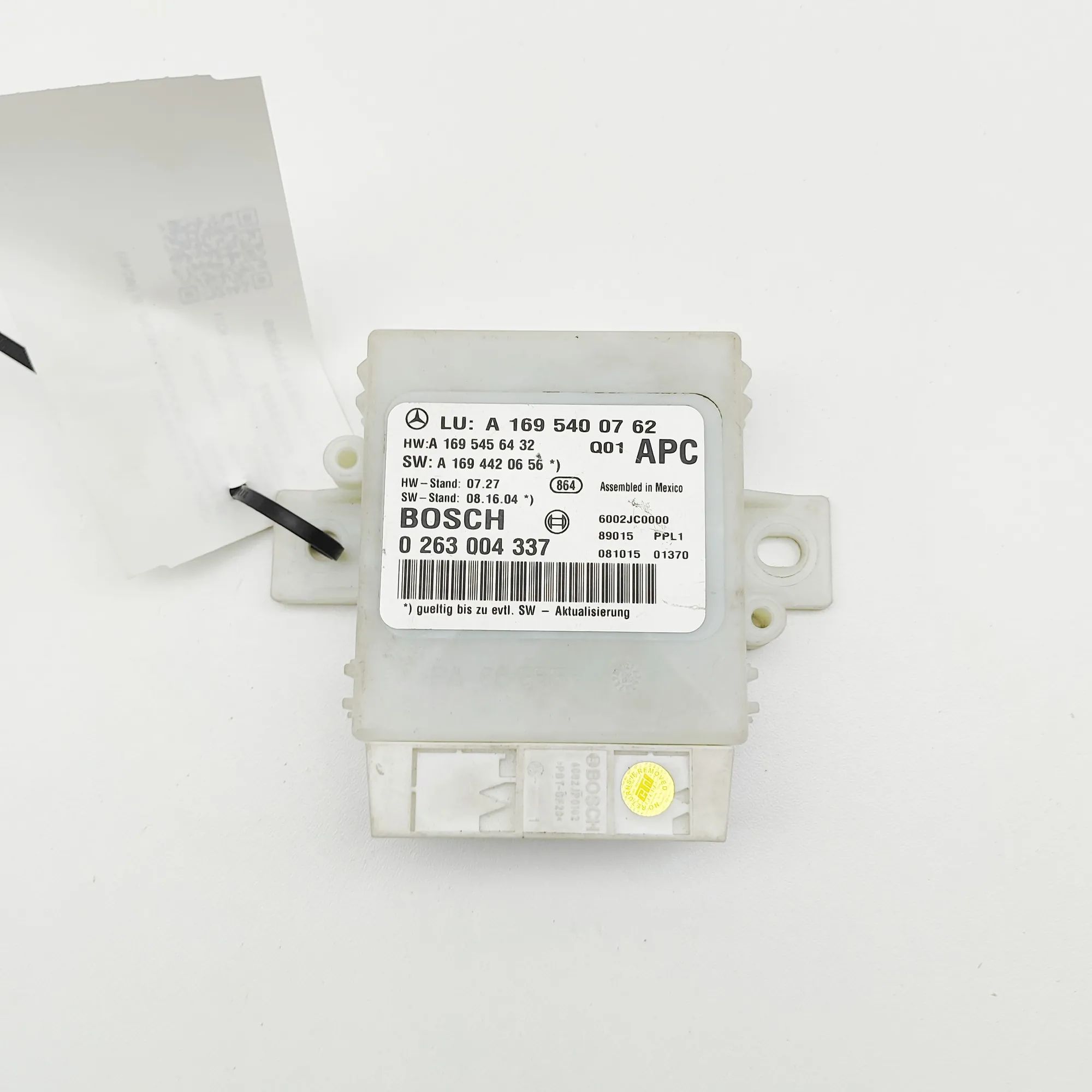 Mercedes-Benz A (W169) PDC Parking Sensor Control Unit PDC Parking Sensor Control Unit — MERCEDES BENZ...