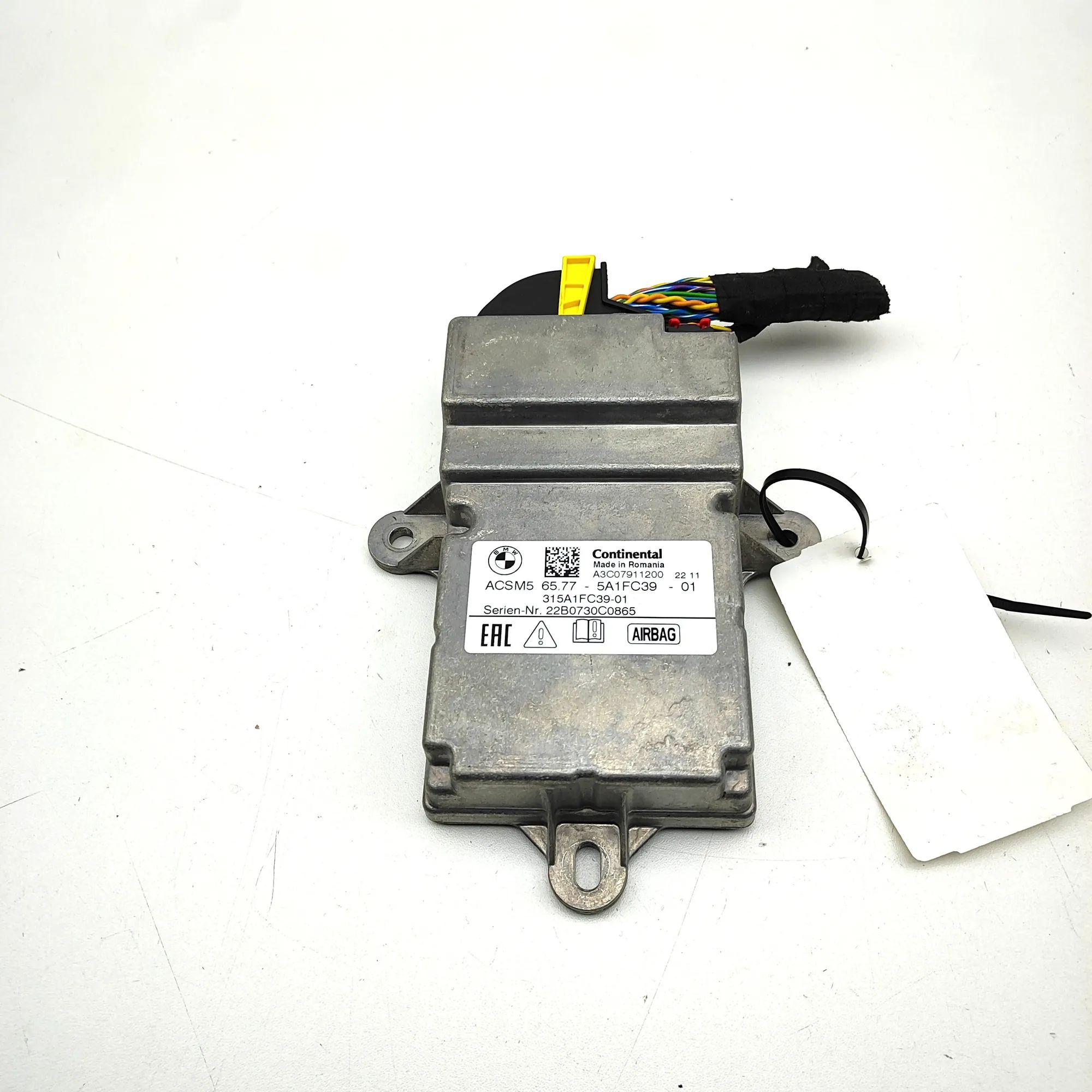 BMW X3 / iX3 (G01) SRS Control Unit SRS Control Unit — BMW IX3 (G08) (2020-...) — 5...