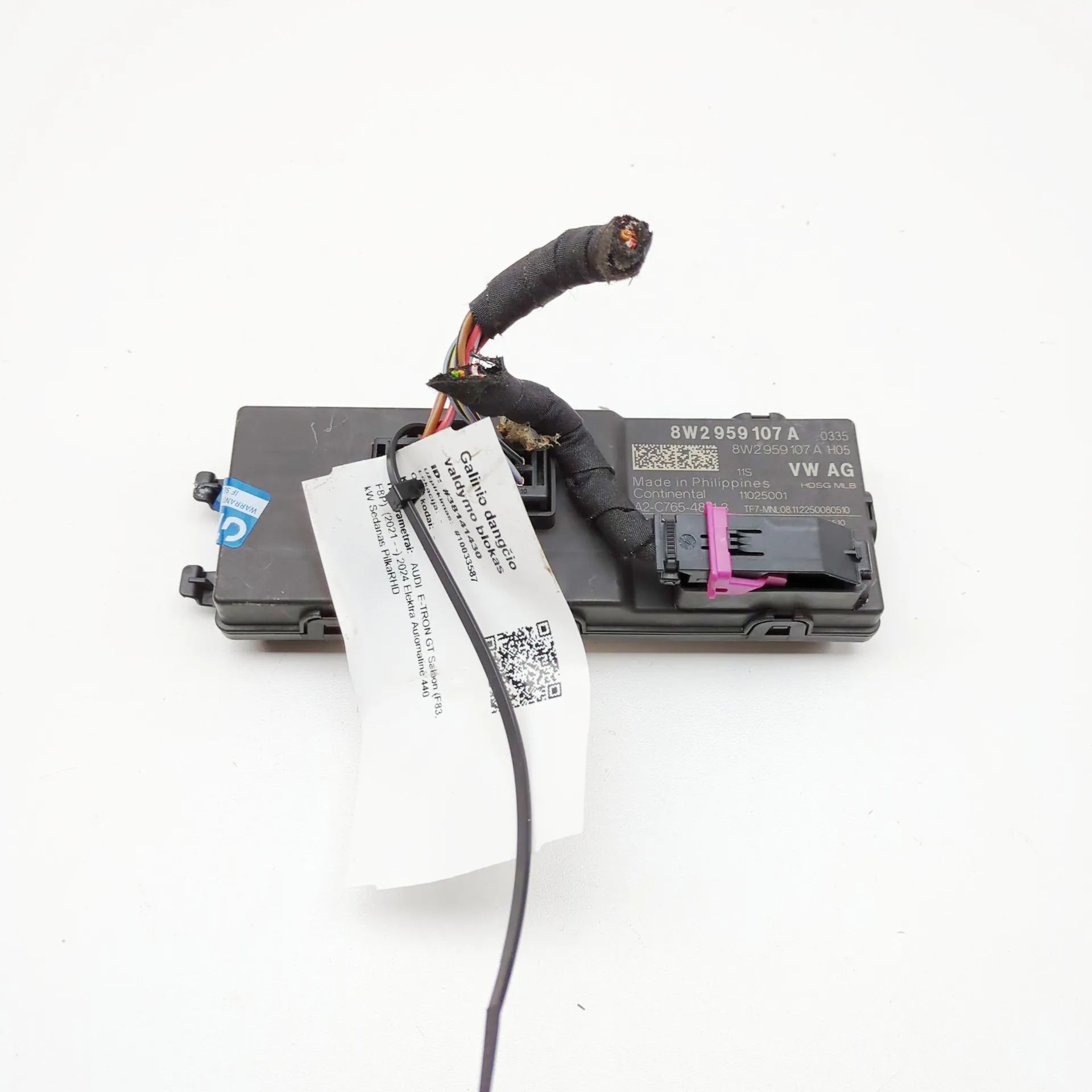 Audi e-tron GT (FW) Tailgate Bootlid Control Unit