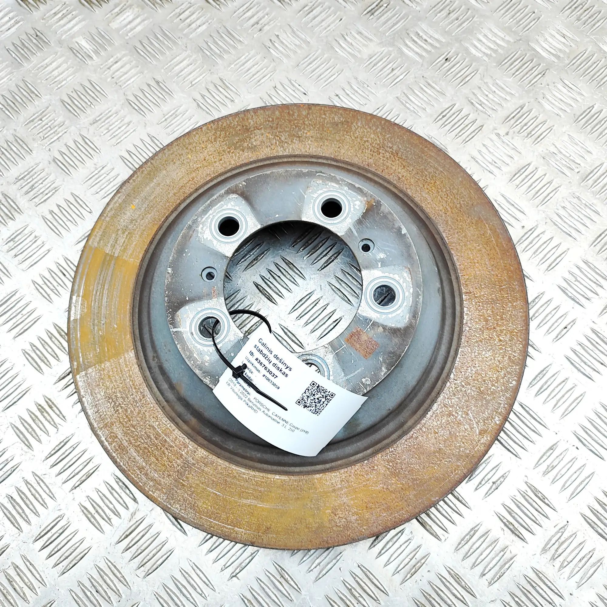 Porsche Cayenne Rear Right Brake Disc Rear Right Brake Disc — PORSCHE CAYENNE (Coupe ...