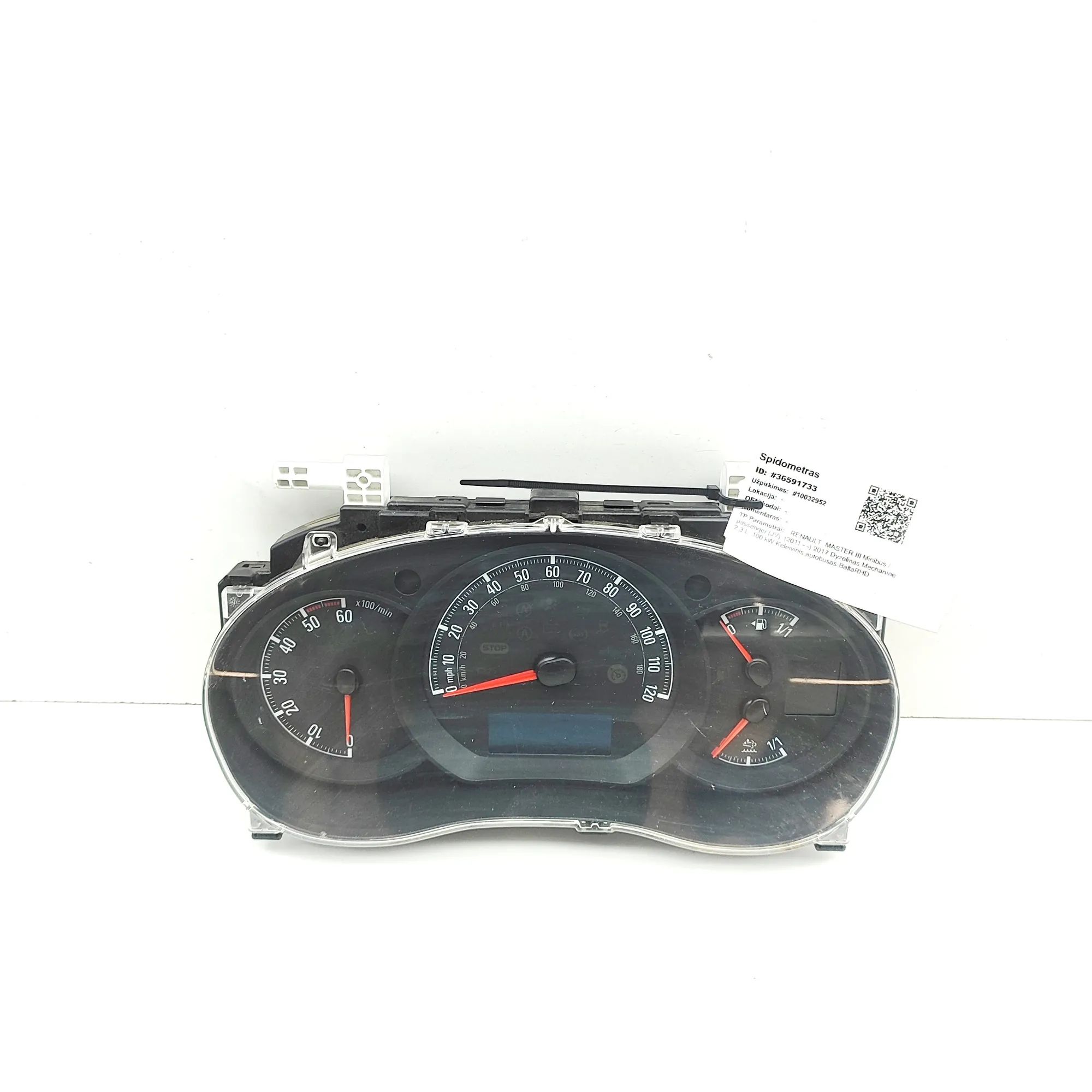 Renault Master Instrument Cluster Speedometer Instrument Cluster Speedometer — RENAULT MASTER...