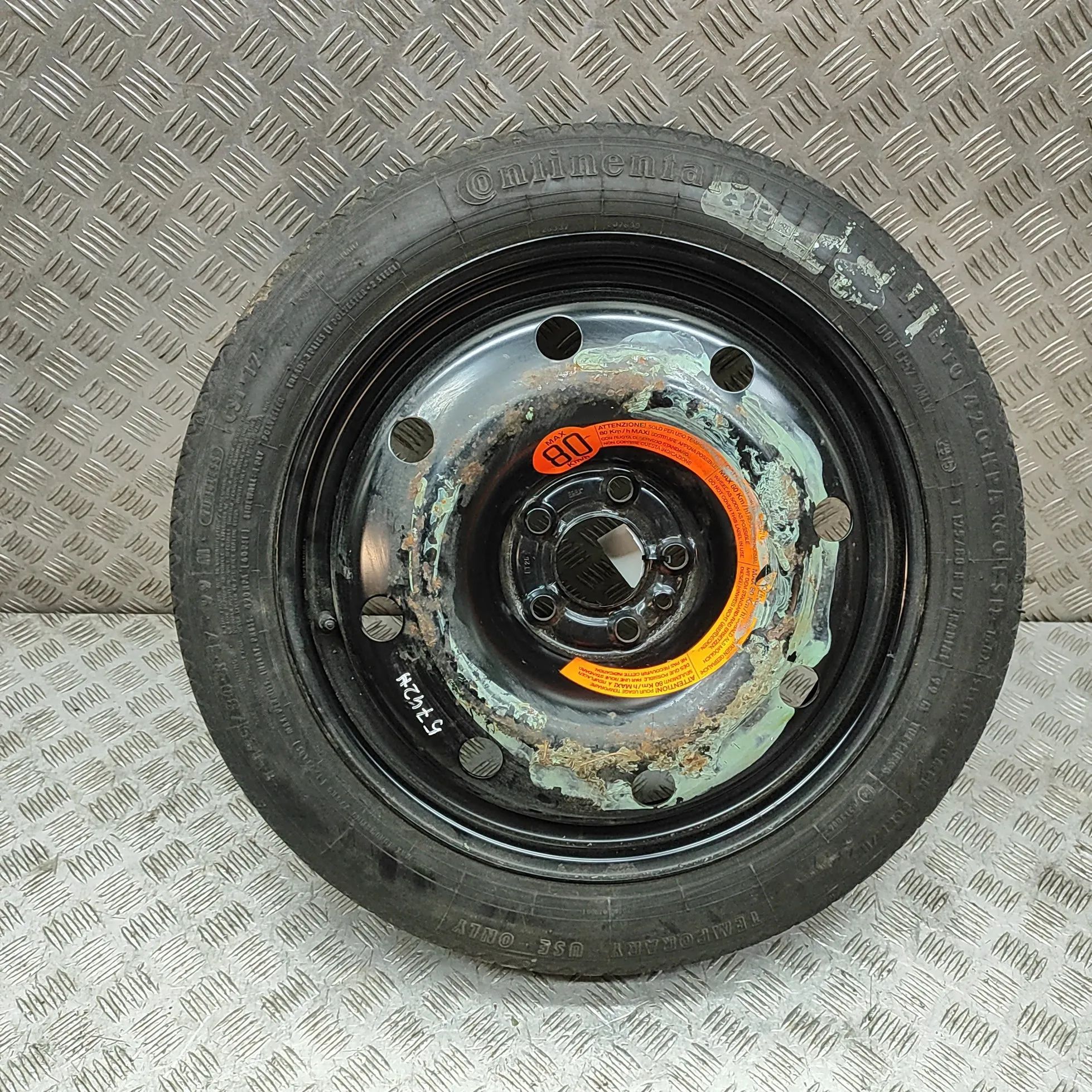 Alfa-Romeo Giulietta (940) Spare Wheel Space Saver Spare Wheel Space Saver — ALFA ROMEO GIULIETTA ...
