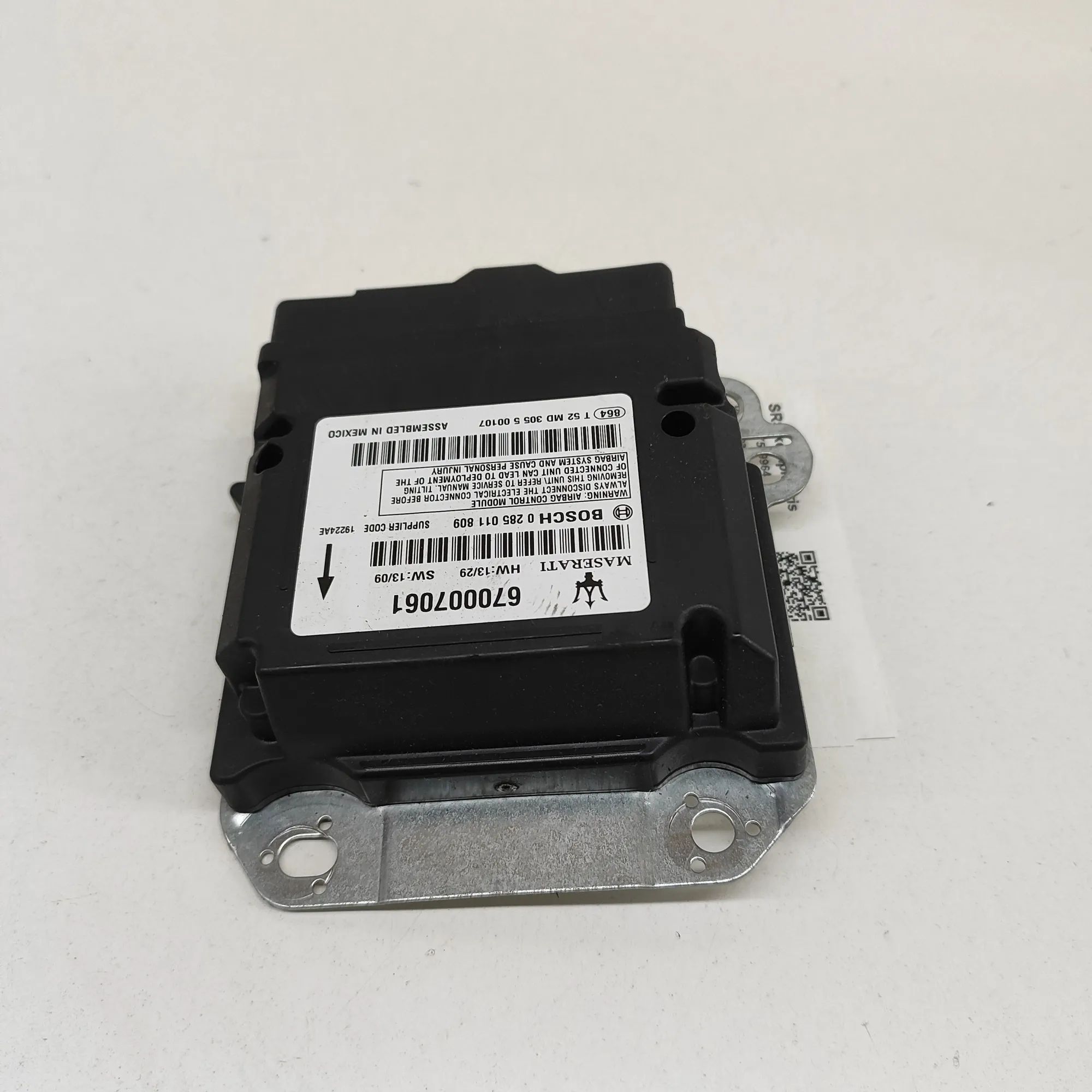 Maserati Ghibli SRS Control Unit SRS Control Unit — MASERATI GHIBLI (M157) (2013...