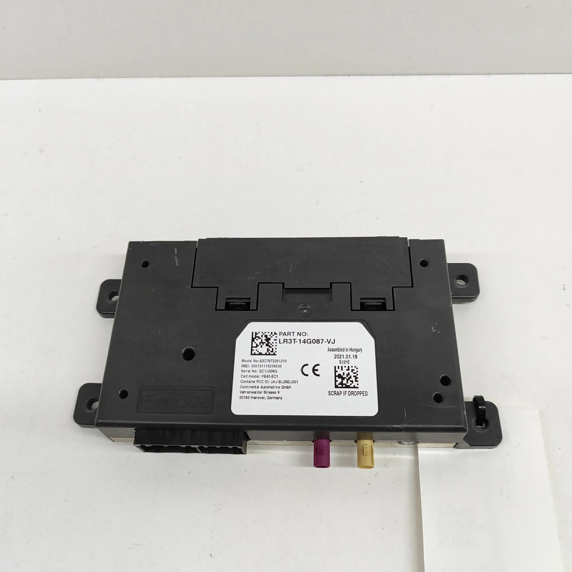 Ford Fiesta Bluetooth Control Unit Bluetooth control unit — FORD FIESTA (VII) (201...