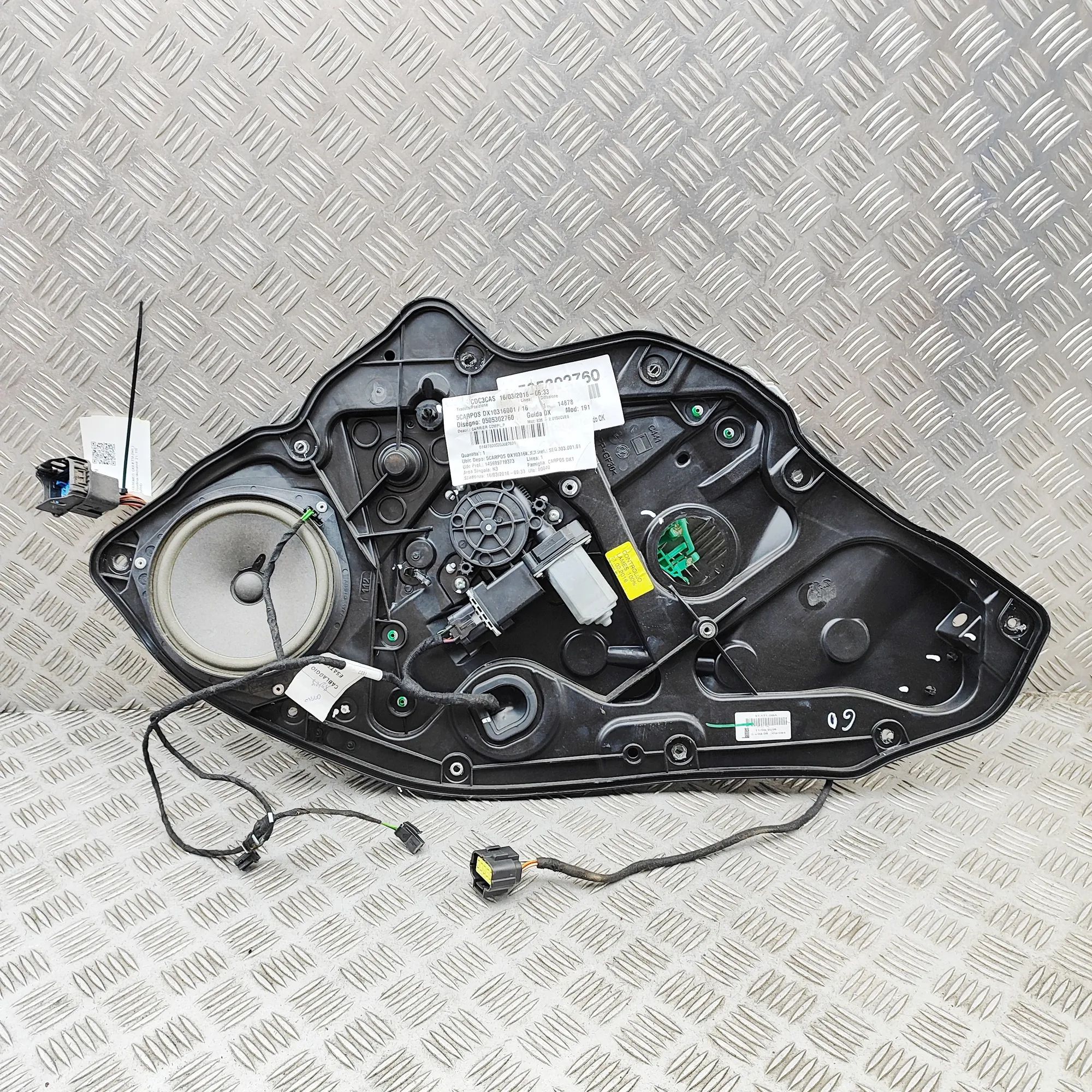 Alfa-Romeo Giulietta (940) Rear Right Door Window Regulator